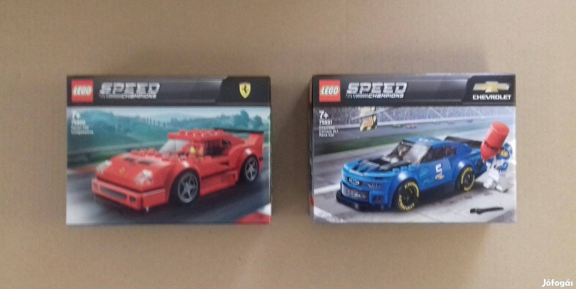 Bontatlan LEGO Speed Champions 75890 Ferrari F40 + 75891 Camaro Fox.ár