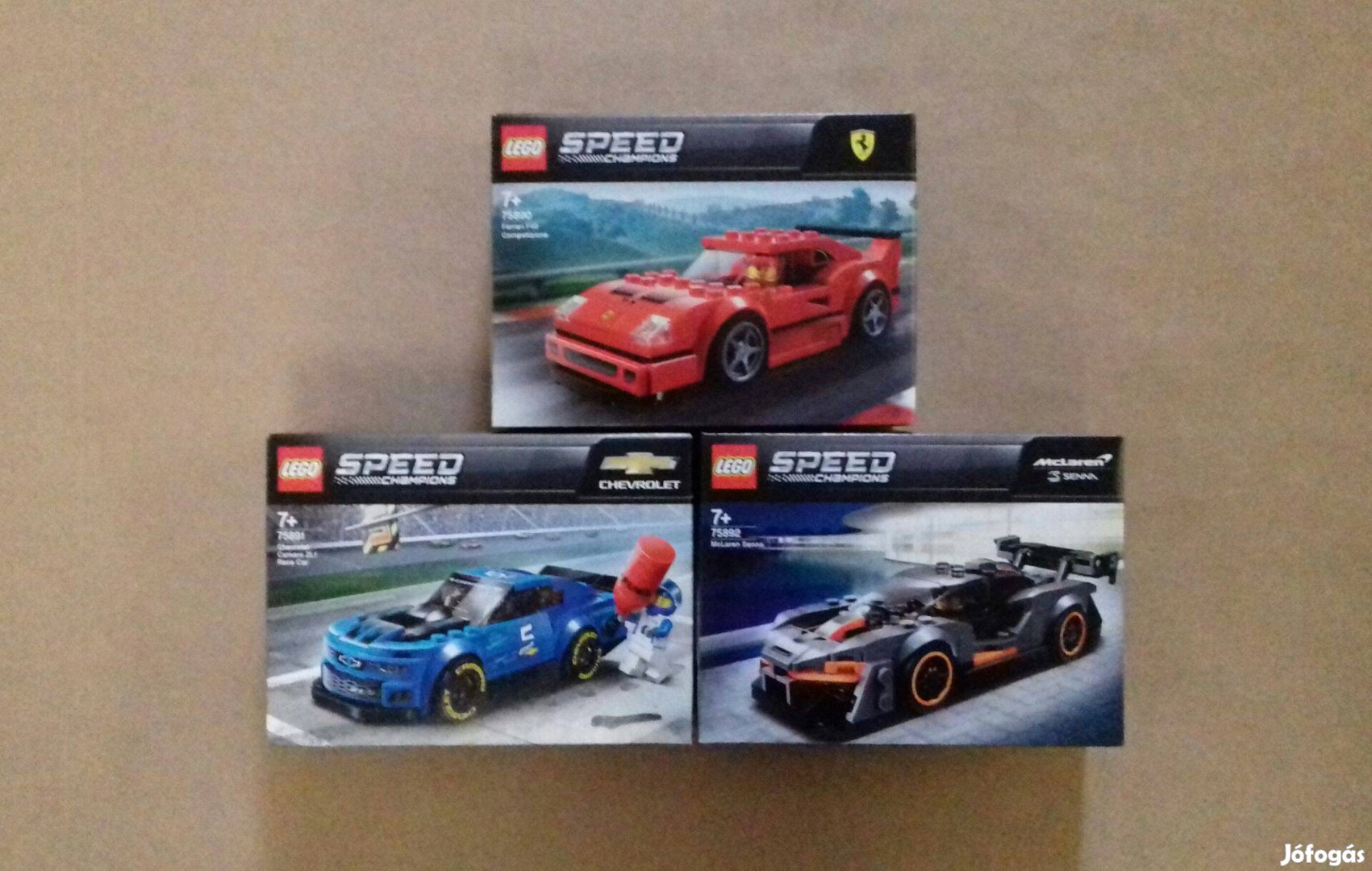 Bontatlan LEGO Speed Champions 75890 + 75891 + 75892 Mclaren utánvét