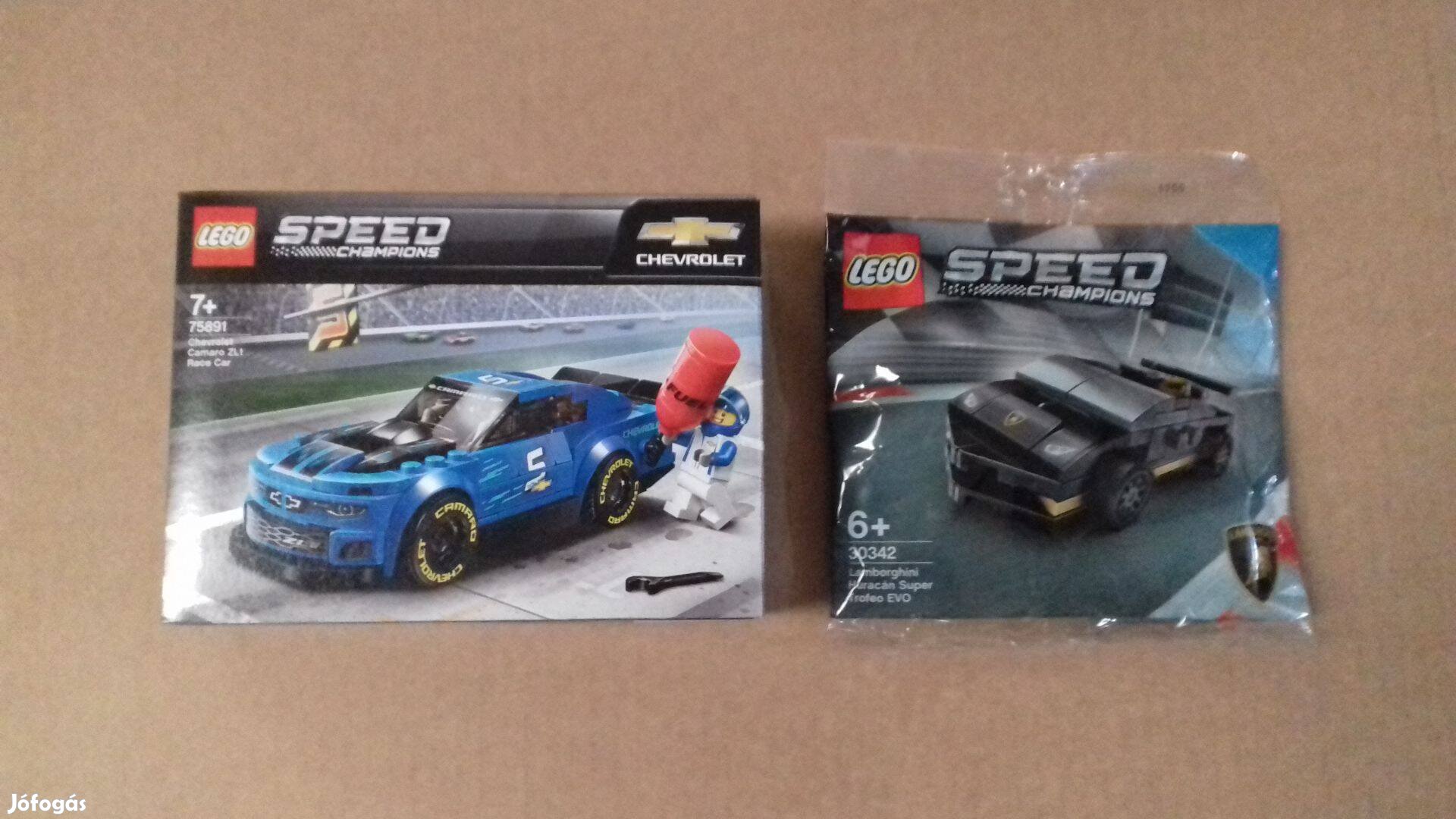 Bontatlan LEGO Speed Champions 75891 Camaro + 30342 Huracán Fox.árban