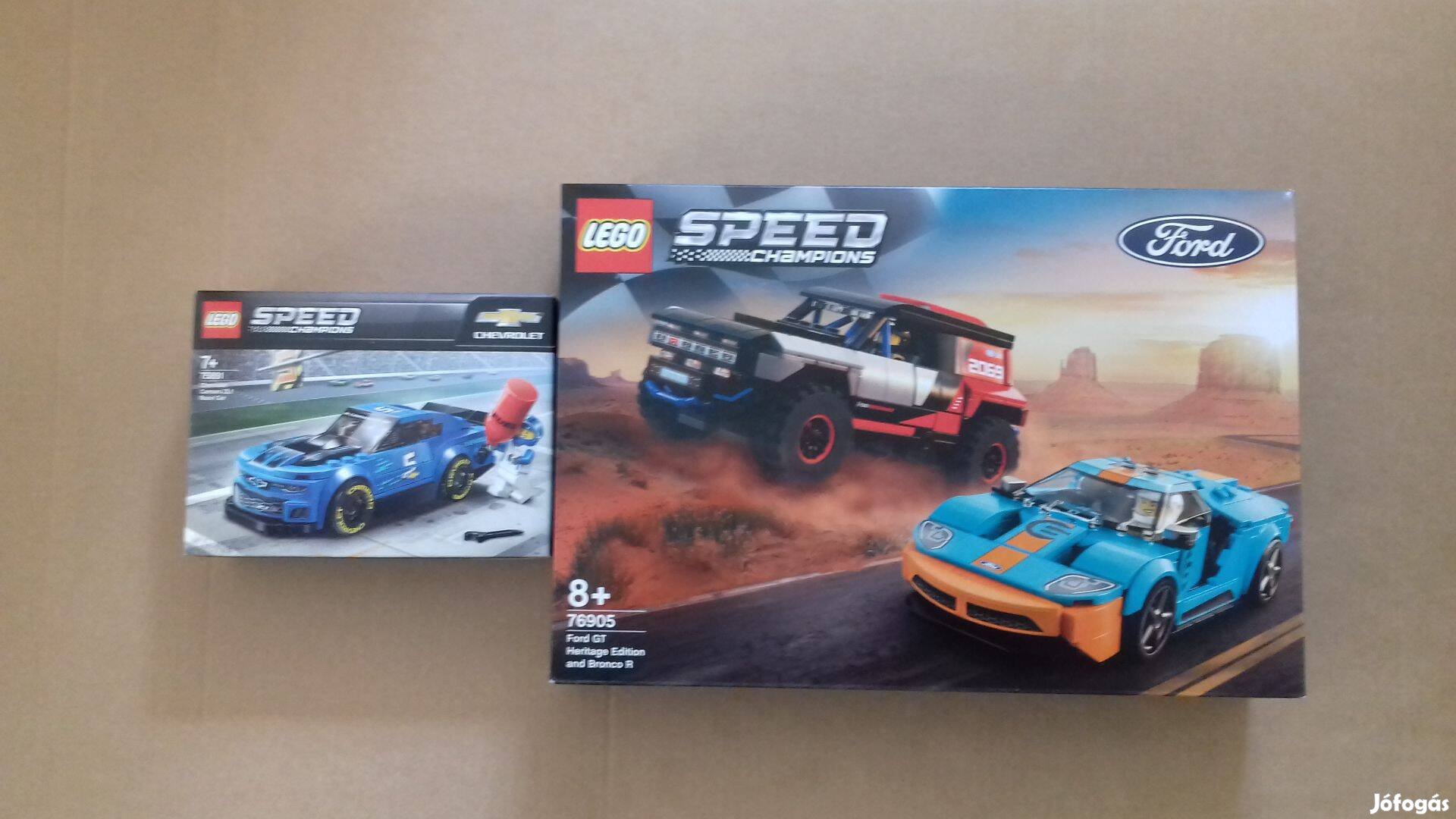 Bontatlan LEGO Speed Champions 75891 Chevrolet Camaro + 76905 Fox.árba
