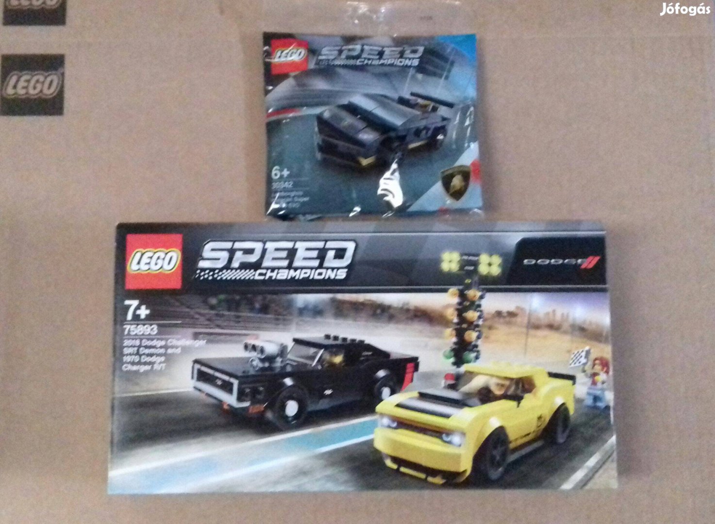 Bontatlan LEGO Speed Champions 75893 Dodge + 30342 Huracán Fox.az árba