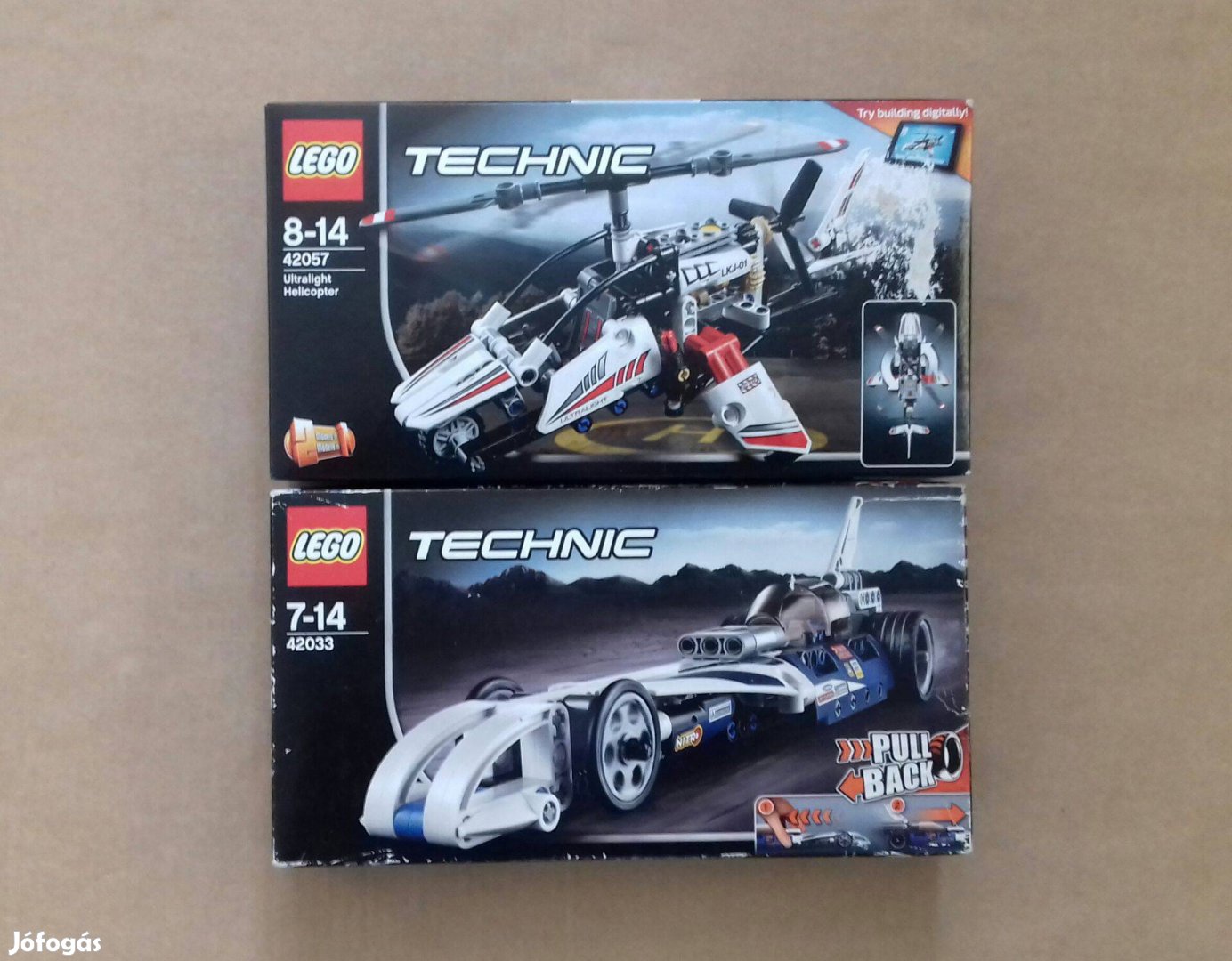 Bontatlan LEGO Technic 42033 Csúcstartó + 42057 Helikopter Fox.az árba