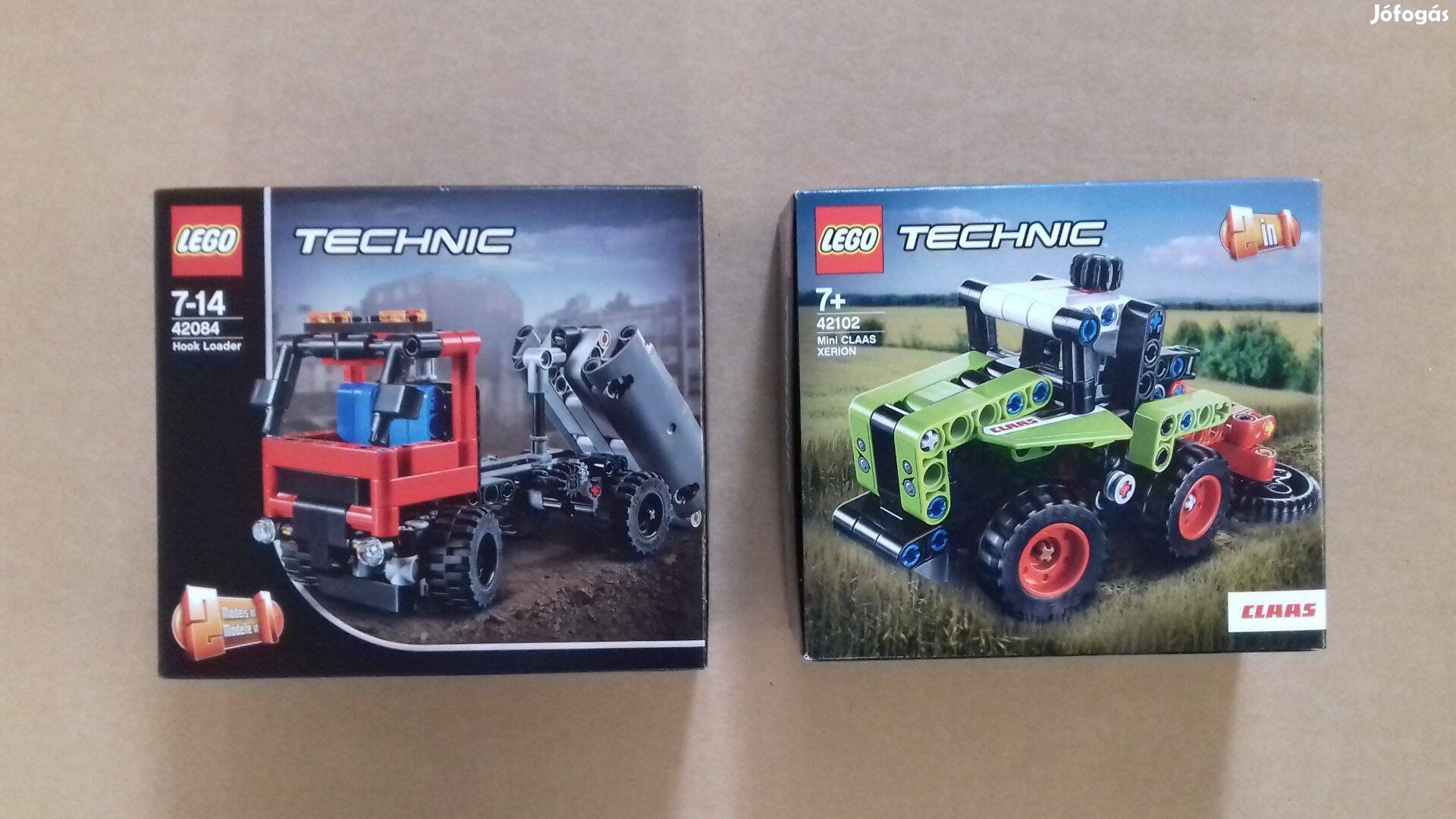 Bontatlan LEGO Technic 42084 Rakodó + 42102 Mini Claas Xerion Fox.árba