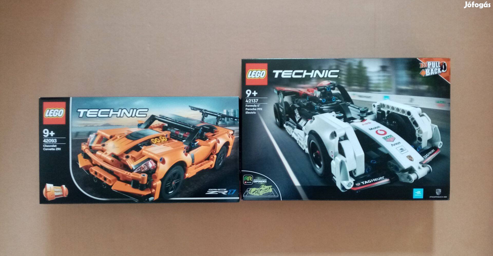 Bontatlan LEGO Technic 42093 Chevrolet Corvette + 42137 Porsche Foxárb