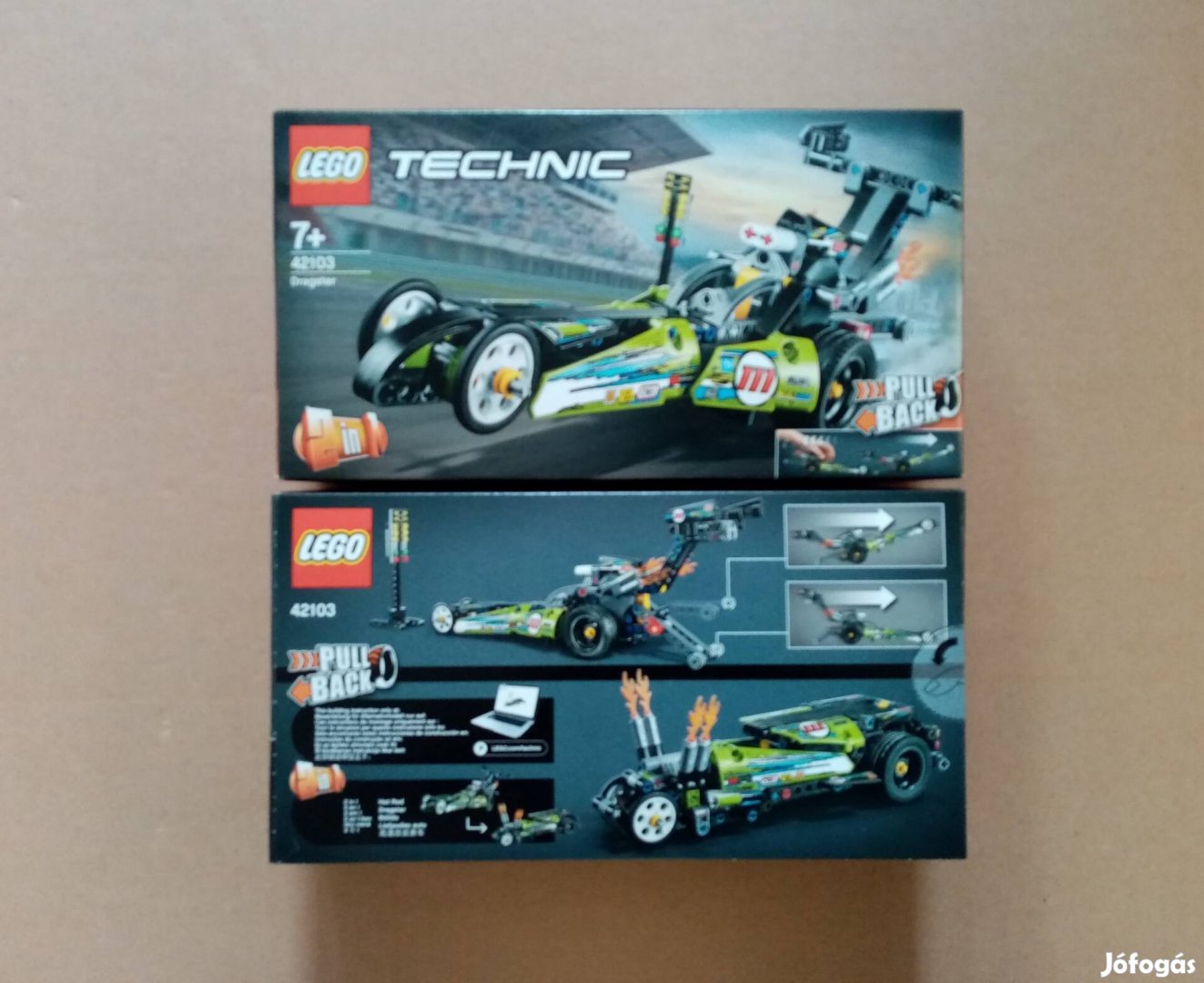 Bontatlan LEGO Technic 42103 Dragster. Creator City Friends Fox.azárba