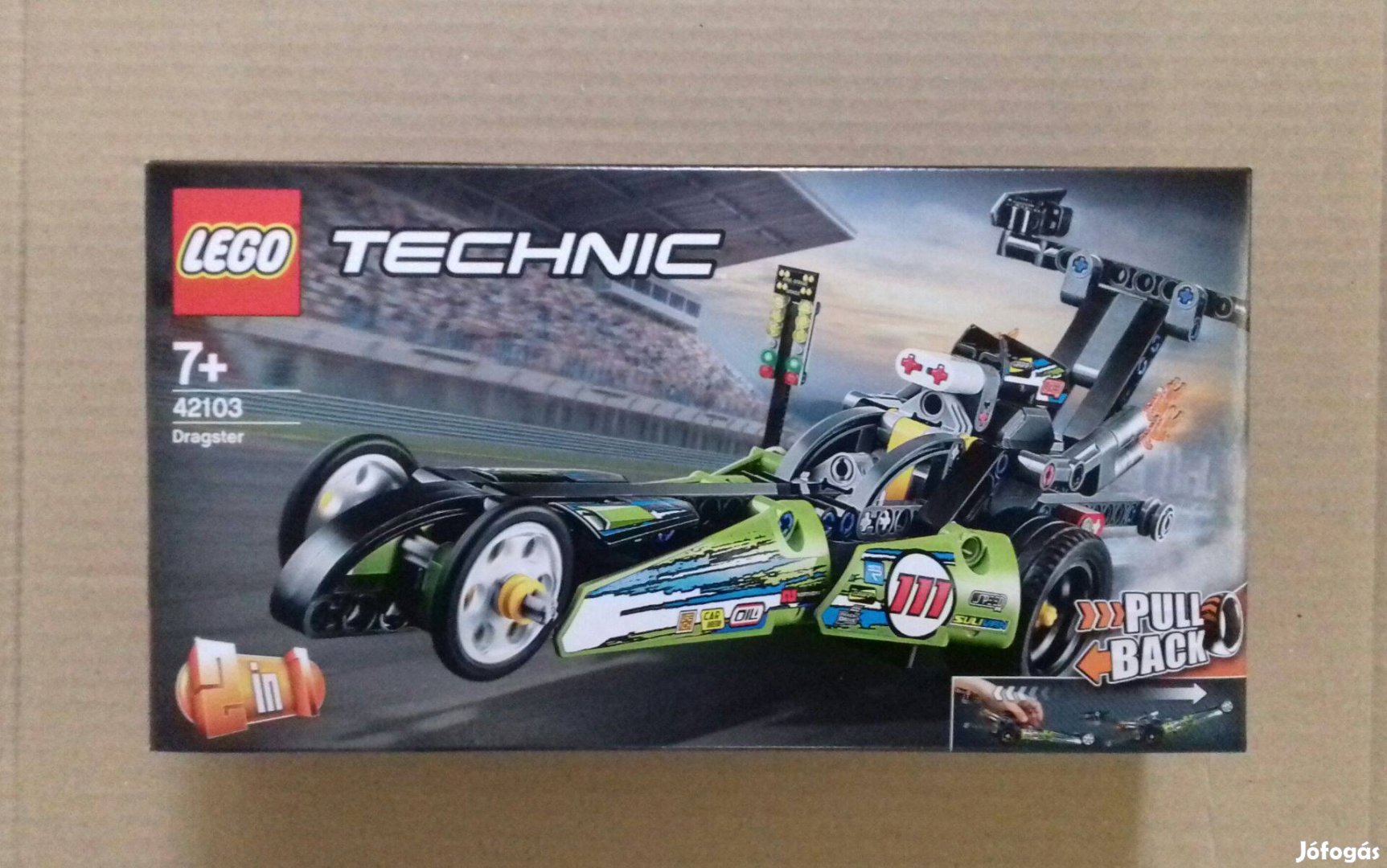 Bontatlan LEGO Technic 42103 Dragster. Creator City Utánvét GLS. Foxár