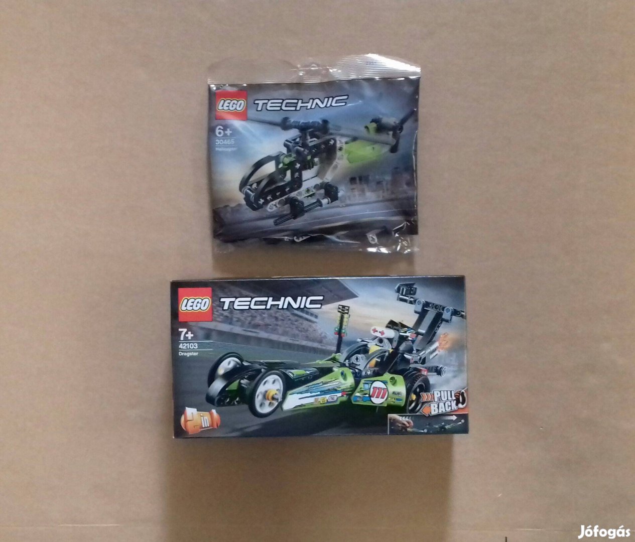 Bontatlan LEGO Technic 42103 Dragster + 30465 Helikopter Foxpost árban