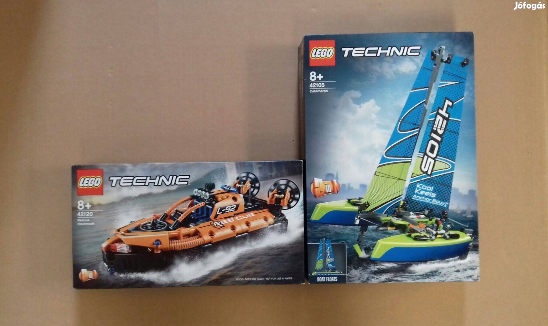 Bontatlan LEGO Technic 42105 Katamarán + 42120 Légpárnás mentő. Fox.ár