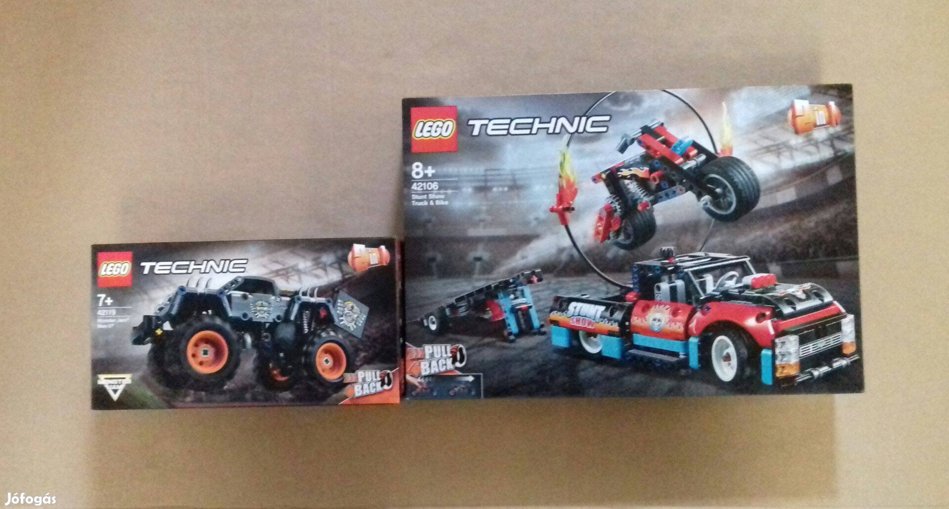 Bontatlan LEGO Technic 42119 Monster + 42106 Kaszkadőr motor Fox.árban