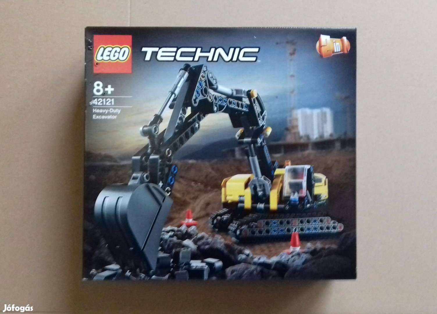 Bontatlan LEGO Technic 42121 Nagy tb Exkavátor - hibákkal utánvét GLS