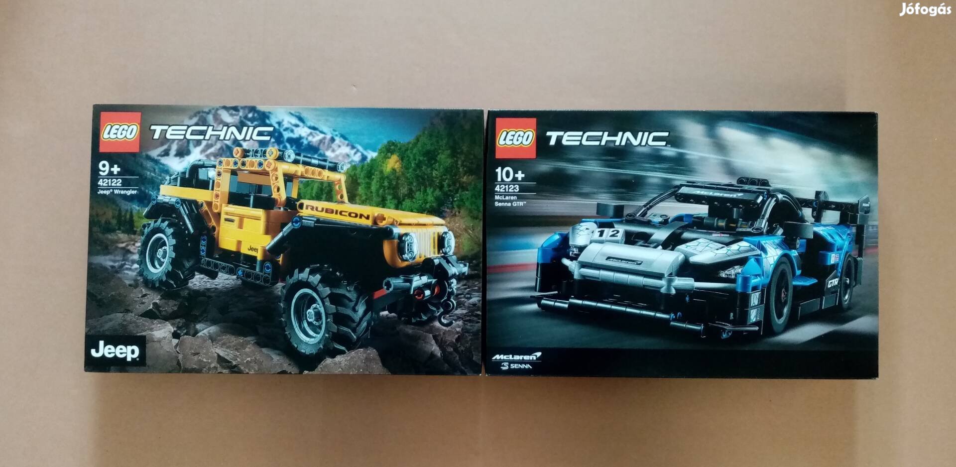 Bontatlan LEGO Technic 42122 Jeep Wrangler + 42123 Mclaren Senna Foxár