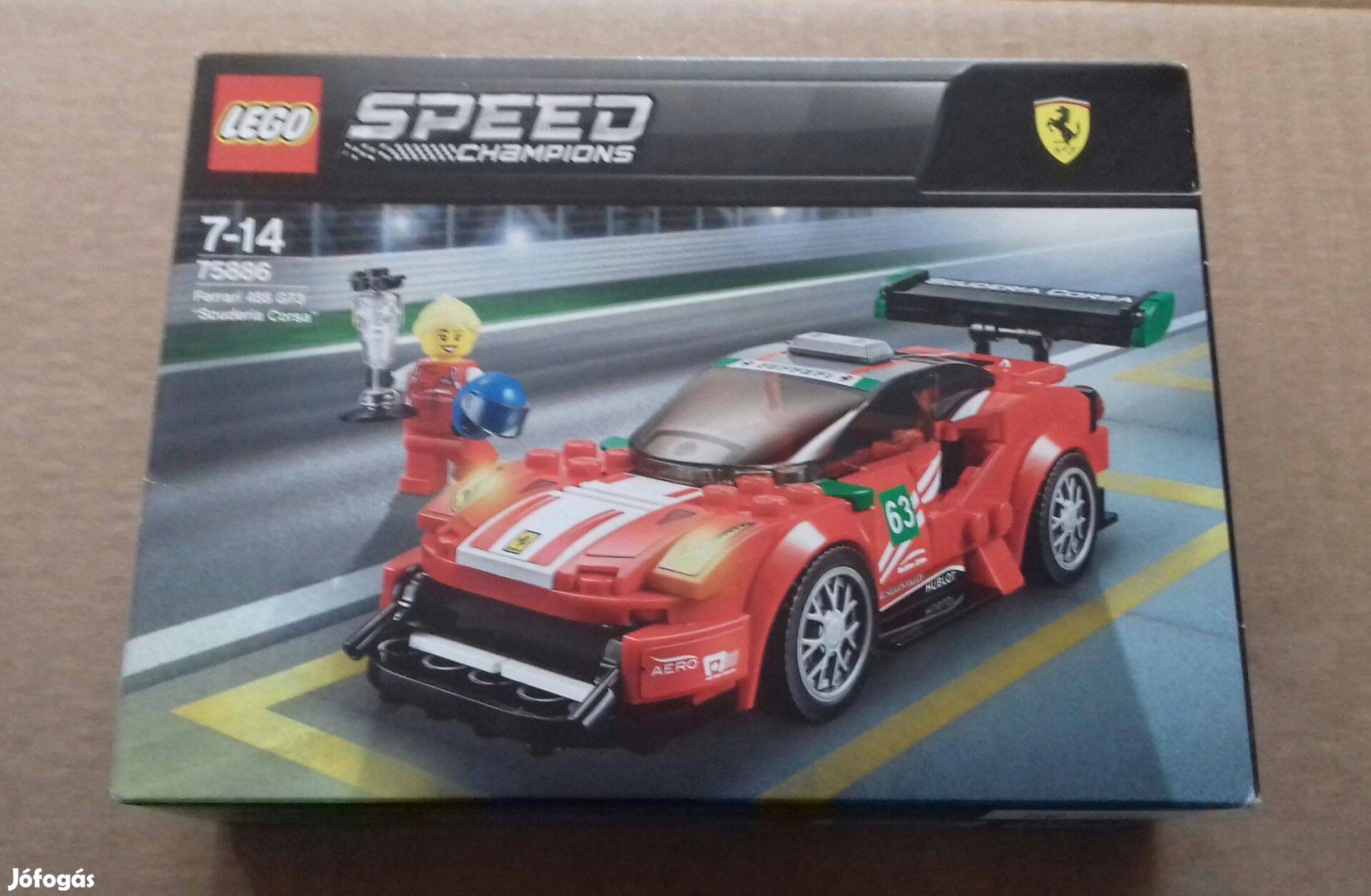Bontatlan LEGO speed Champions 75886 Ferrari 488 GT3 Utánvét GLS Foxpo