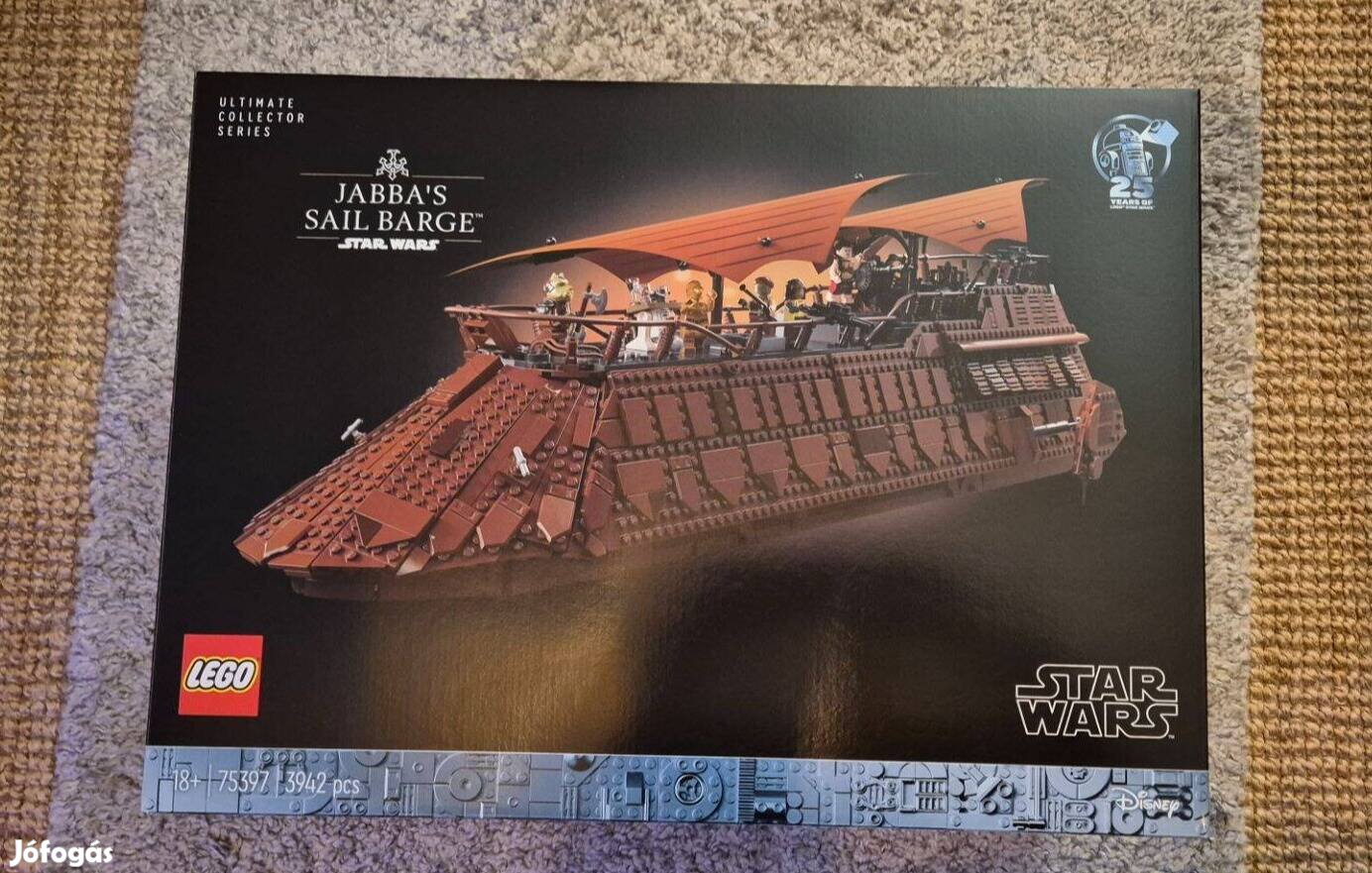 Bontatlan Lego 75397 Star Wars Jabba bárkája