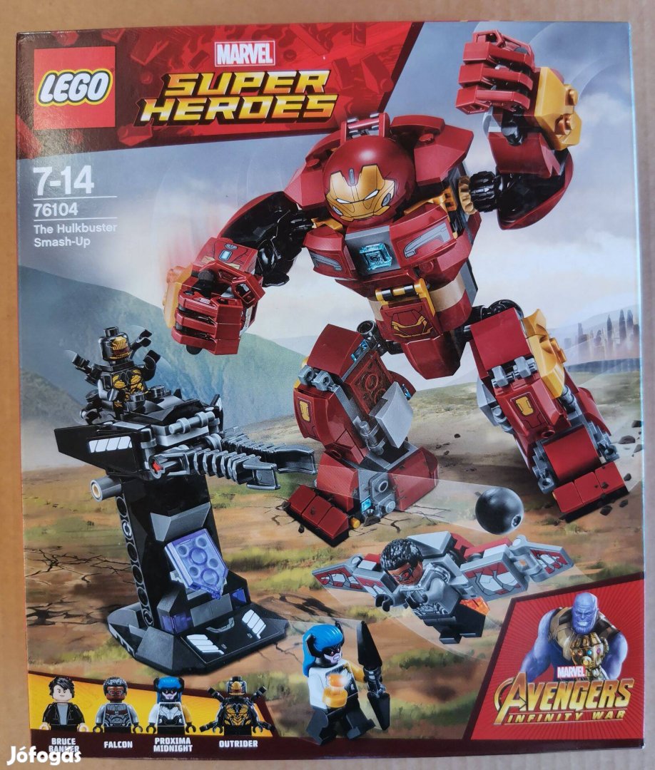 Bontatlan Lego 76104 - Marvel - Hulkbuster összecsapás
