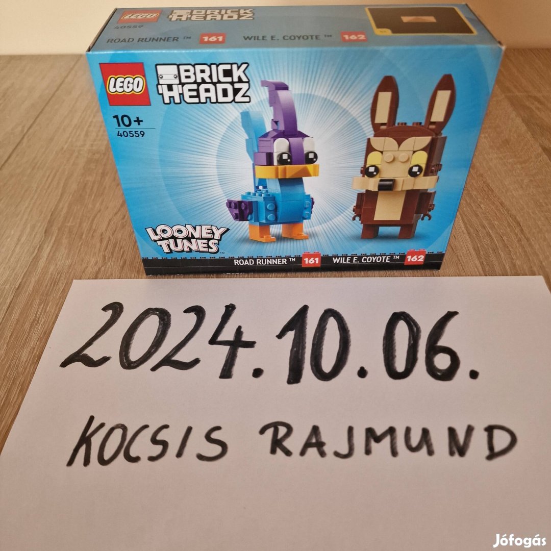 Bontatlan Lego Brickheadz Gyalogkakukk és Vili a prérifarkas 40559