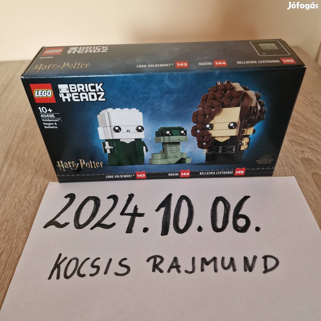 Bontatlan Lego Brickheadz HP Voldemort, Nagini és Bellatrix 40496