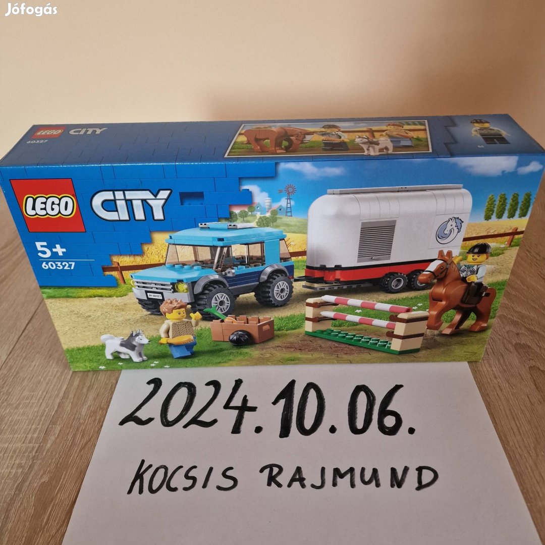 Bontatlan Lego City Lószállító 60327