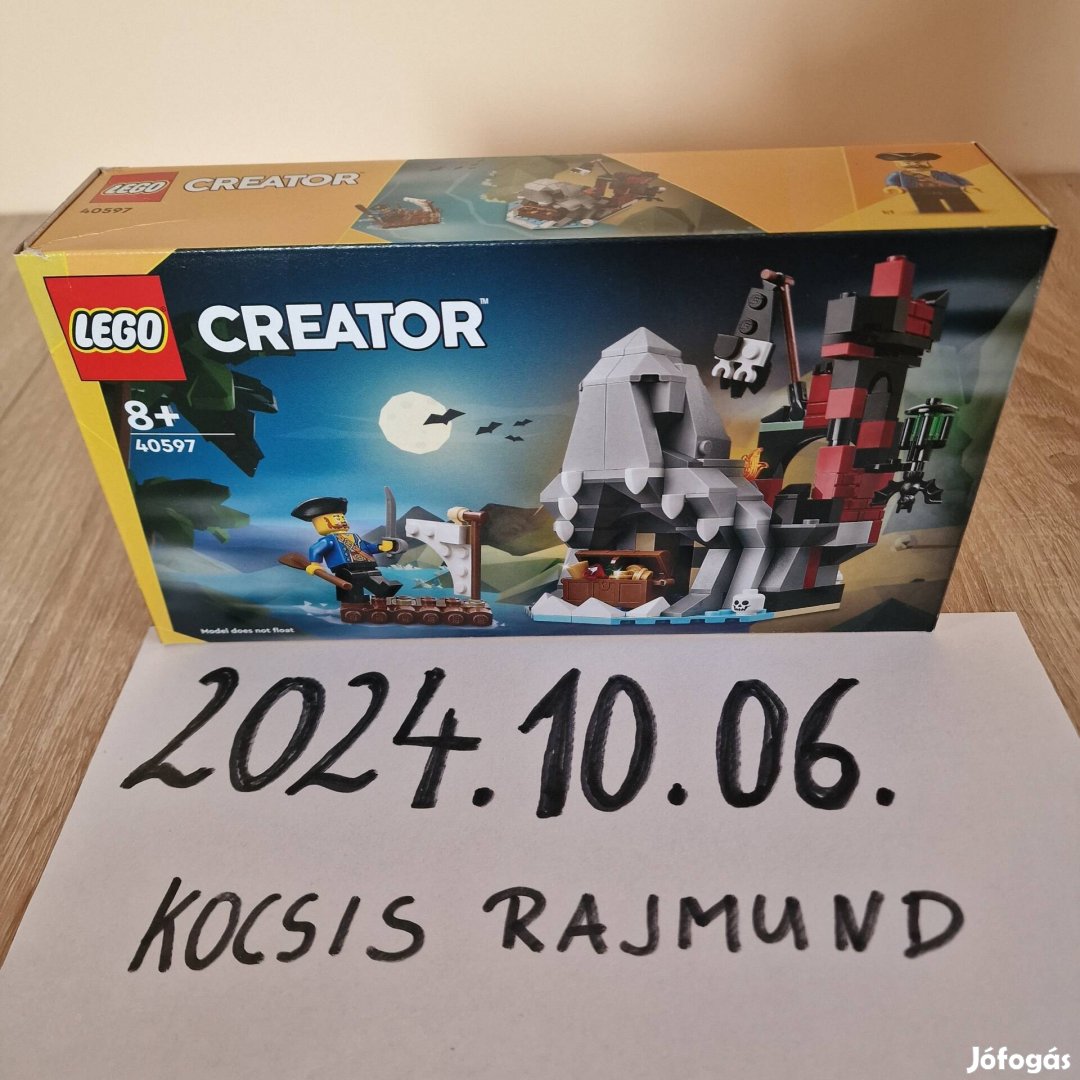 Bontatlan Lego Creator 3in1 Félelmetes kalózsziget 40597 limitált 