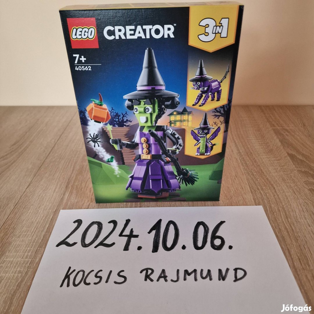 Bontatlan Lego Creator 3in1 Misztikus Boszorkány 40562 limitált 