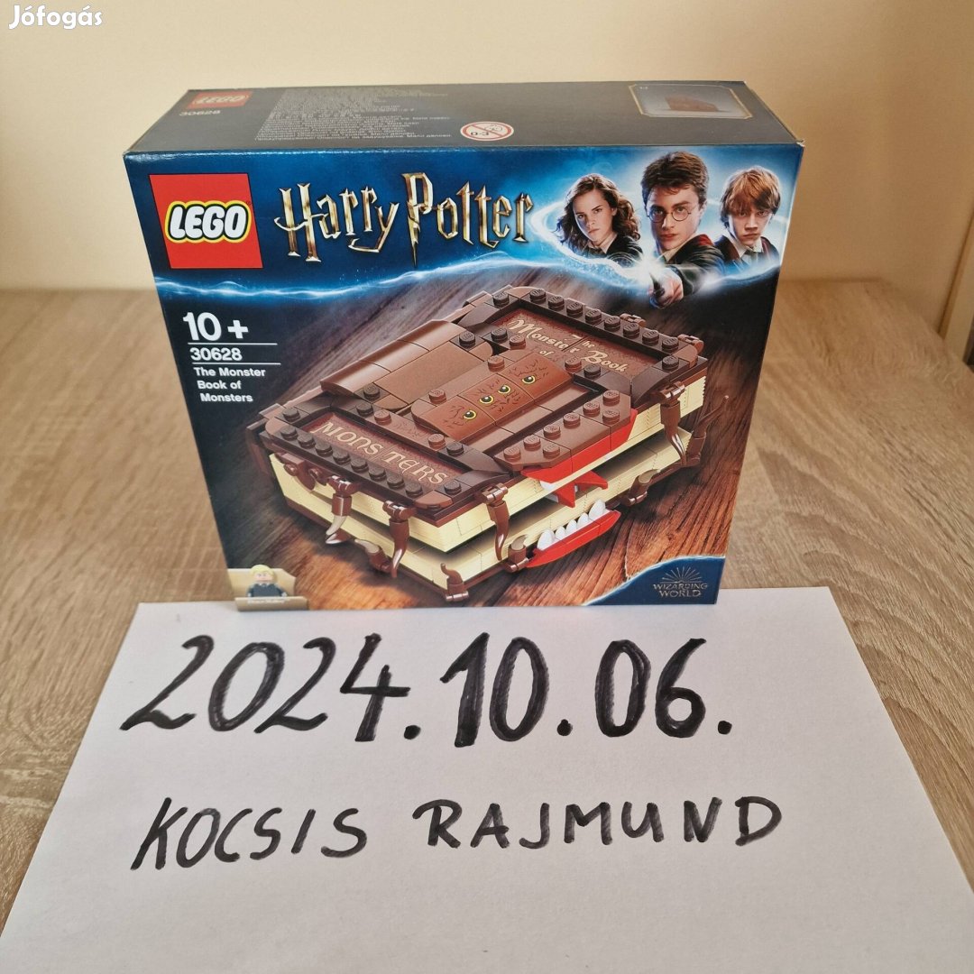 Bontatlan Lego Harry Potter Szörnyek szörnyű könyve 30628 limitált 