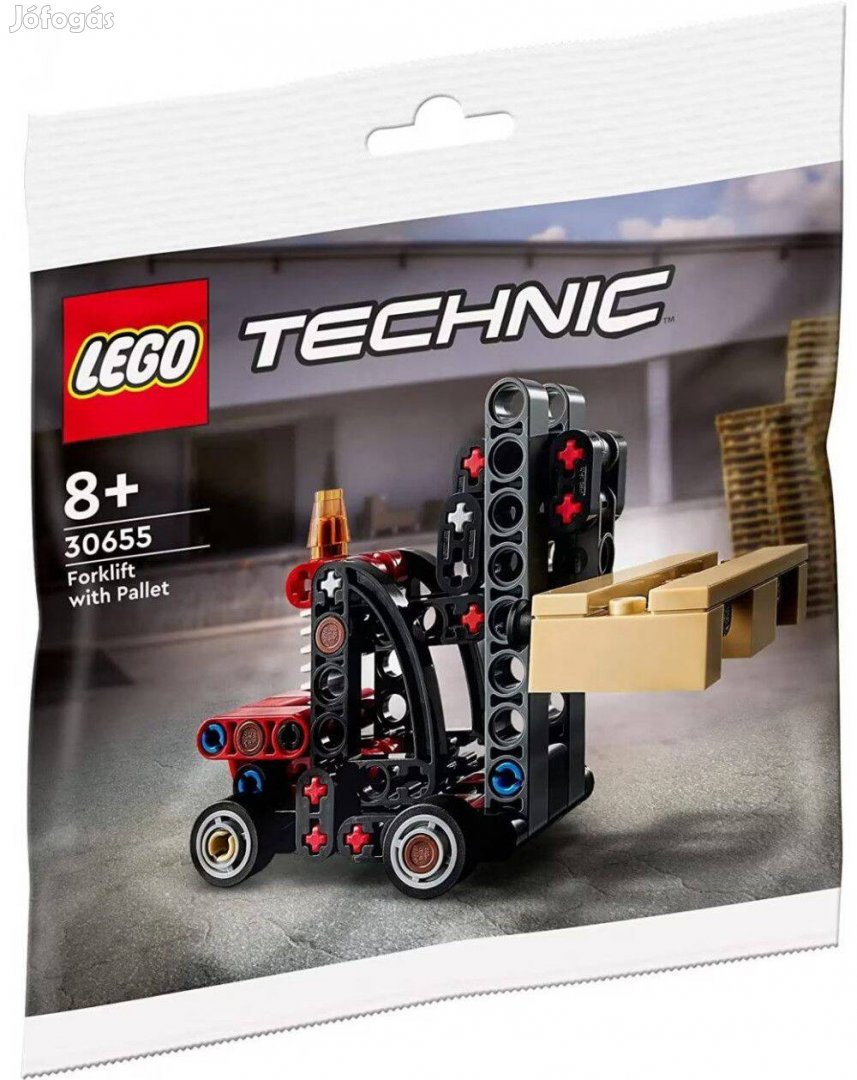 Bontatlan Lego Technic Polybag Forklift with Pallet Targonca 30655