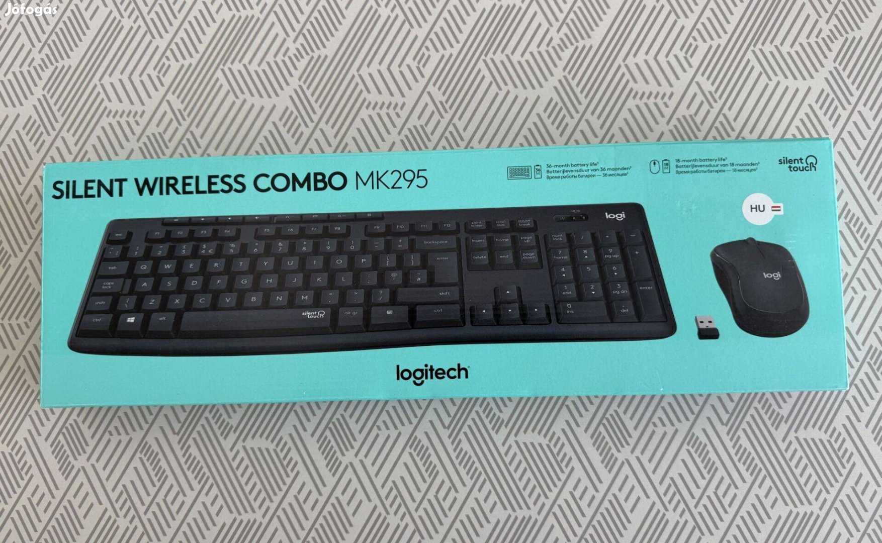 Bontatlan Logitech MK295 silent vezeték nélküli billentyűzet-egér