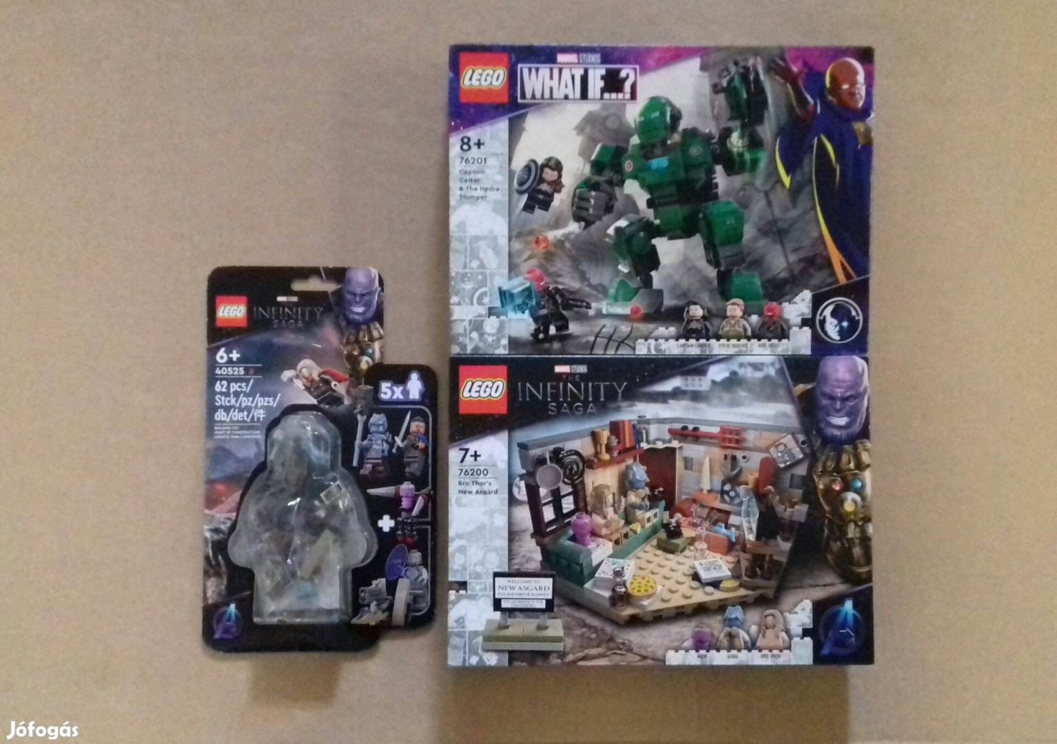 Bontatlan Marvel LEGO 76200 + 76201 + 40525 Végjáték csata Fox.az árba
