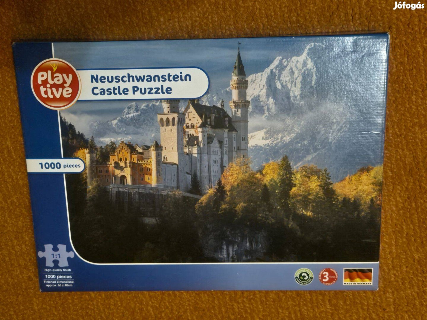 Bontatlan Neuschwanstein puzzle, 1000 db-os kirakó