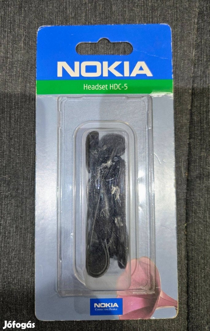 Bontatlan Nokia HDC-5 vezetékes headset látható