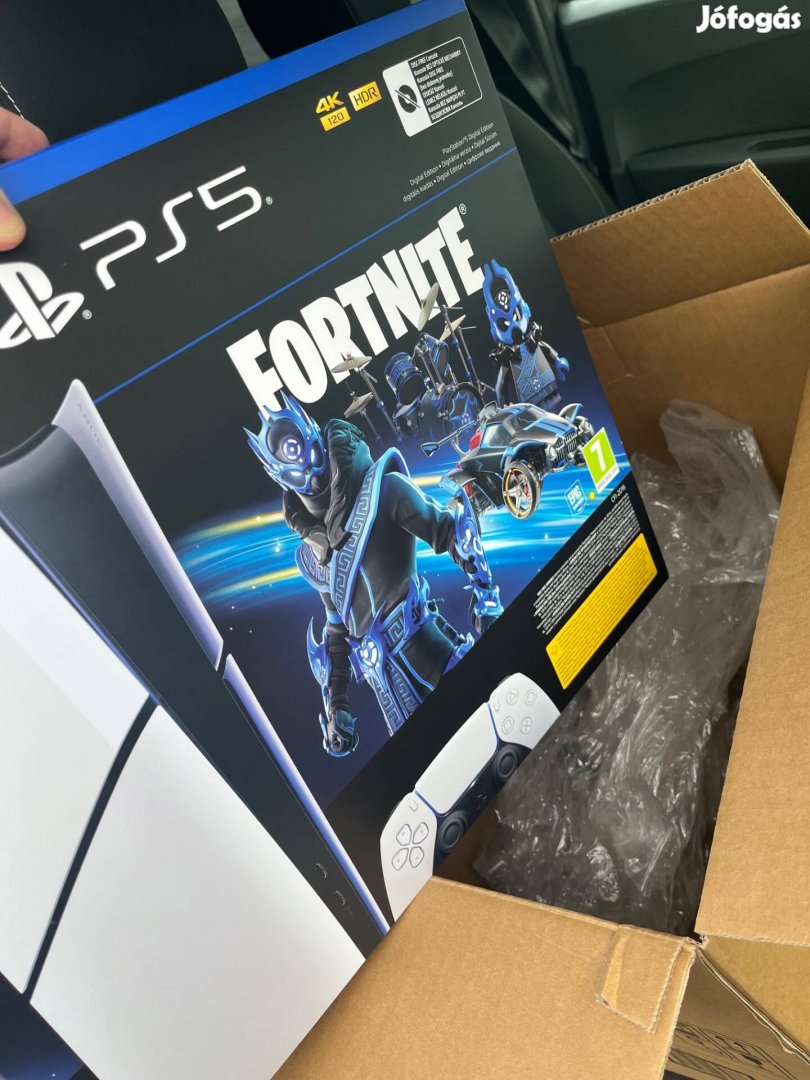 Bontatlan Playstation 5 Slim Digital Fortnite bundle - 2 év garancia