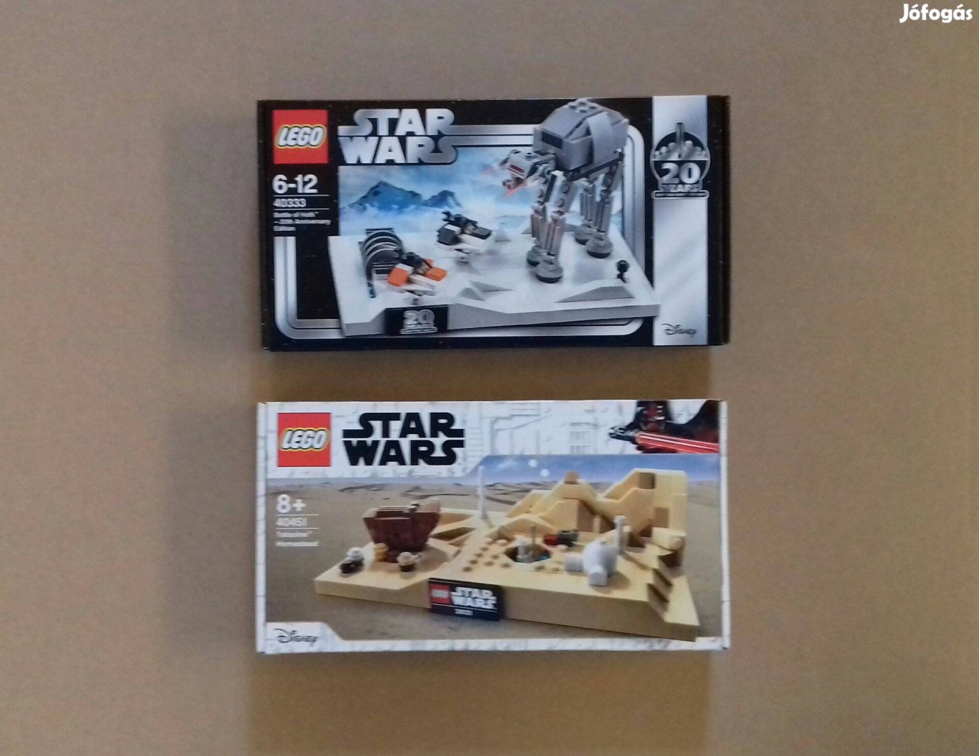 Bontatlan Star Wars LEGO 40333 Hothi + 40451 Tatooine-i telep Fox.árba