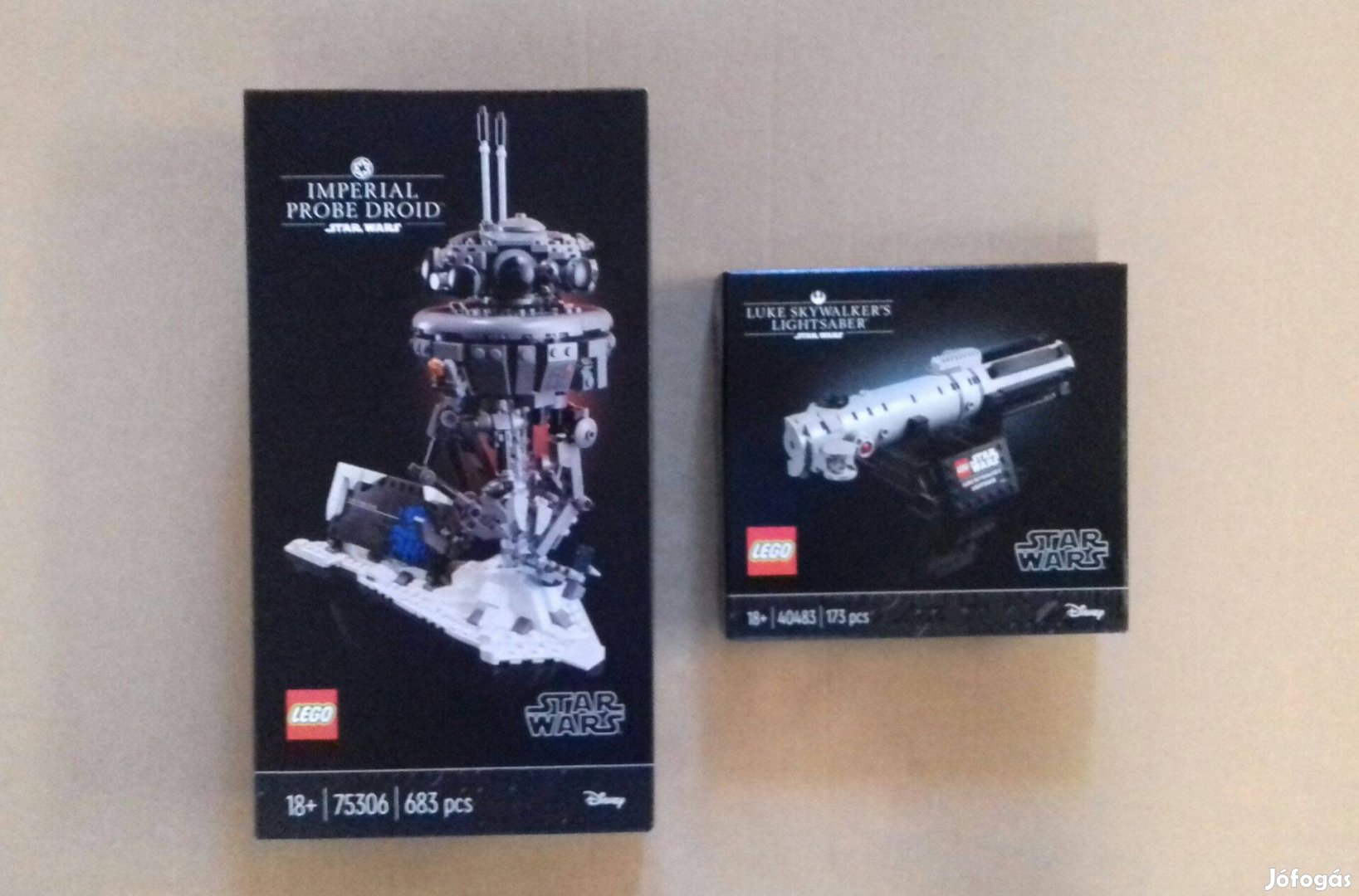 Bontatlan Star Wars LEGO 40483 Luke fénykard + 75306 Probe Droid Foxár