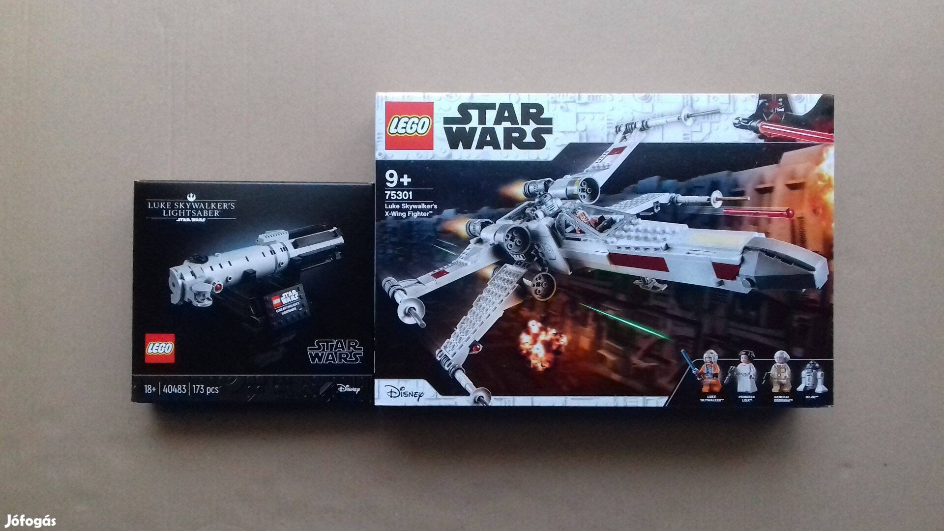 Bontatlan Star Wars LEGO 40483 Luke fénykardja 75301 X-szárnyúja Foxár
