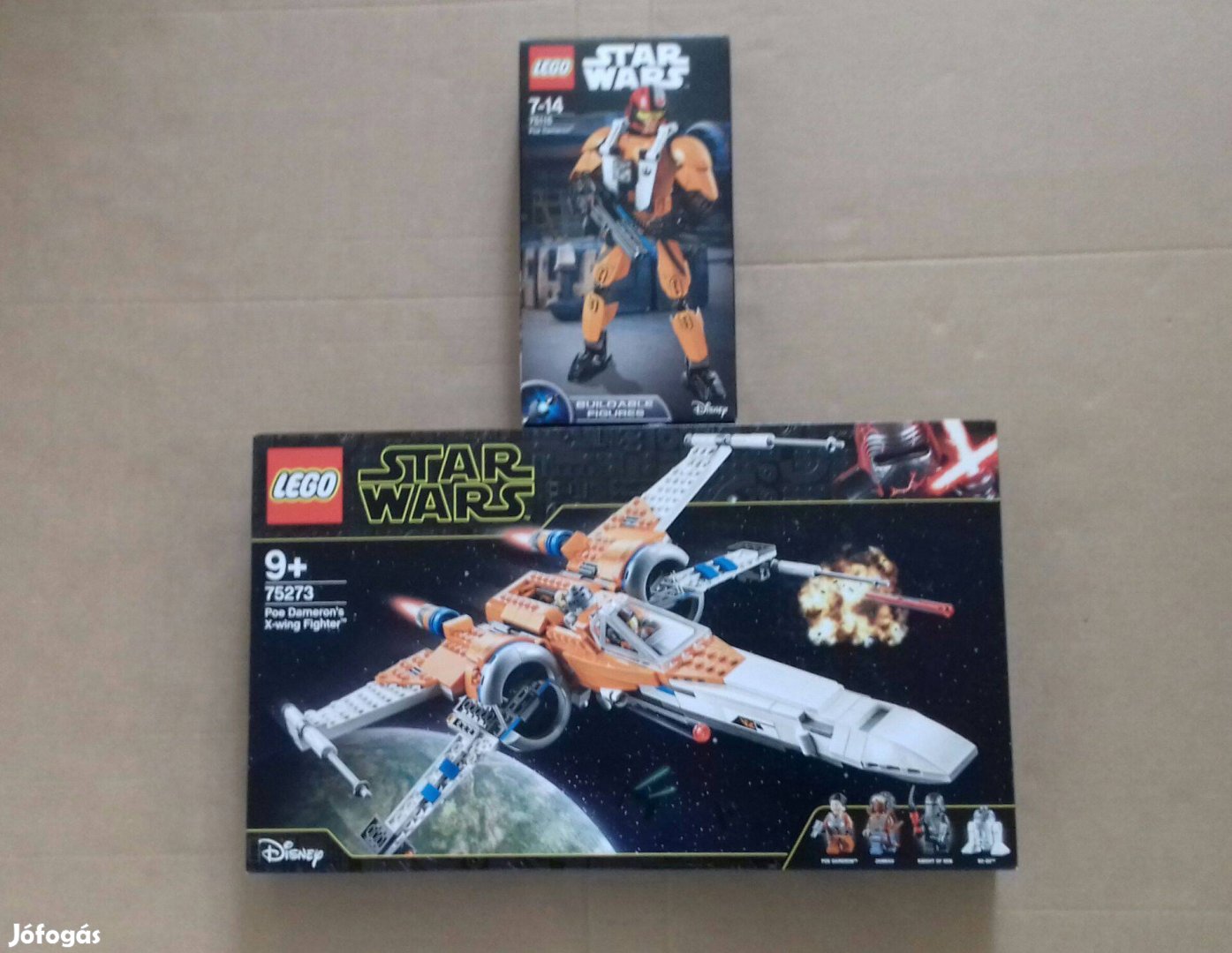 Bontatlan Star Wars LEGO 75115 Poe Dameron és 75273 X-szárnyúja utánvé