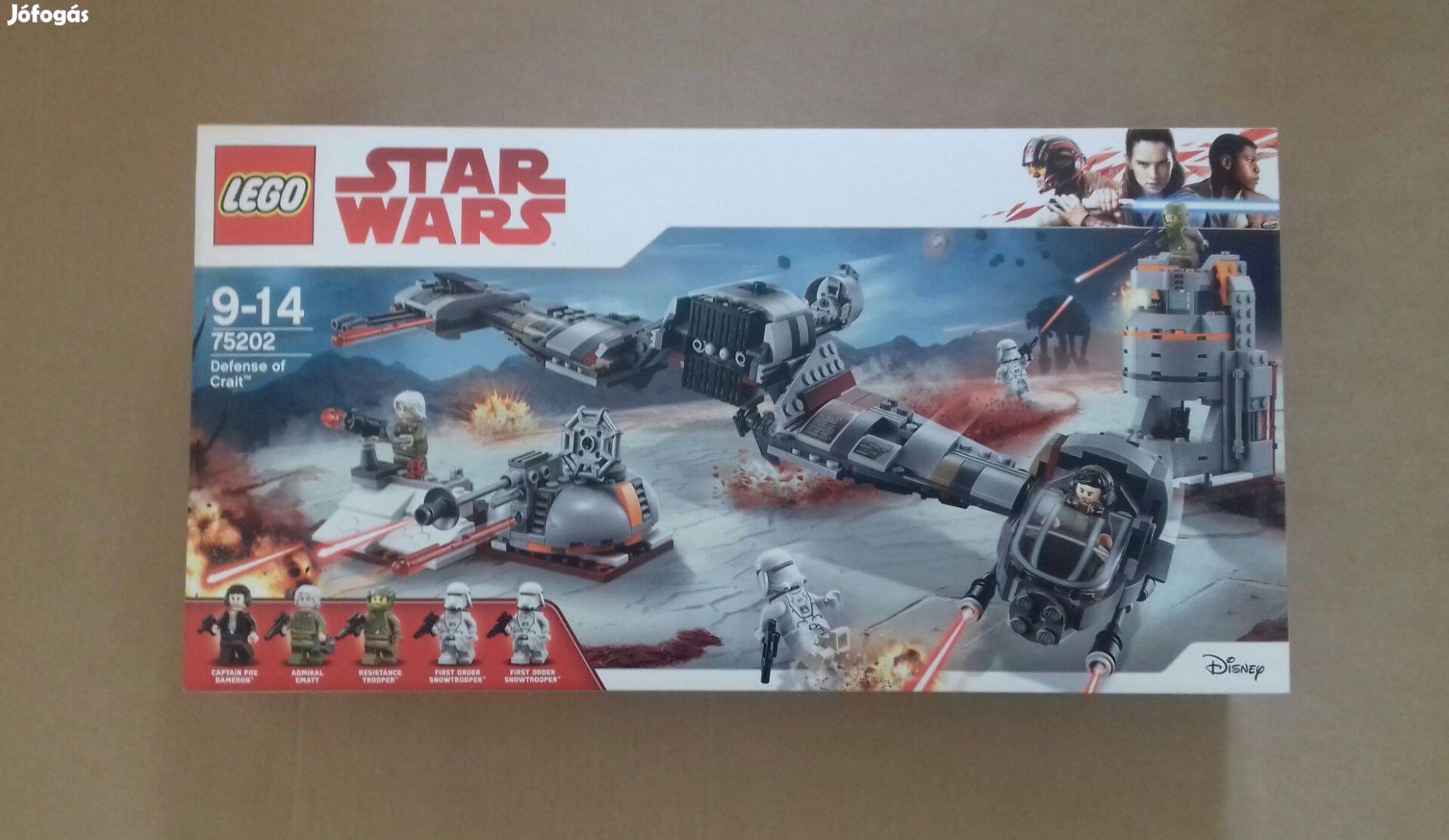 Bontatlan Star Wars LEGO 75202 Crait védelme. Foxpost utánvét az árban