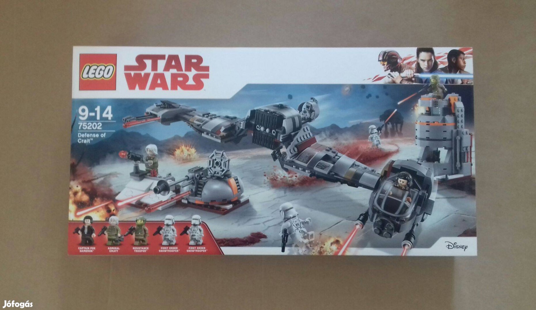 Bontatlan Star Wars LEGO 75202 Crait védelme. Utánvét GLS Posta Foxpos