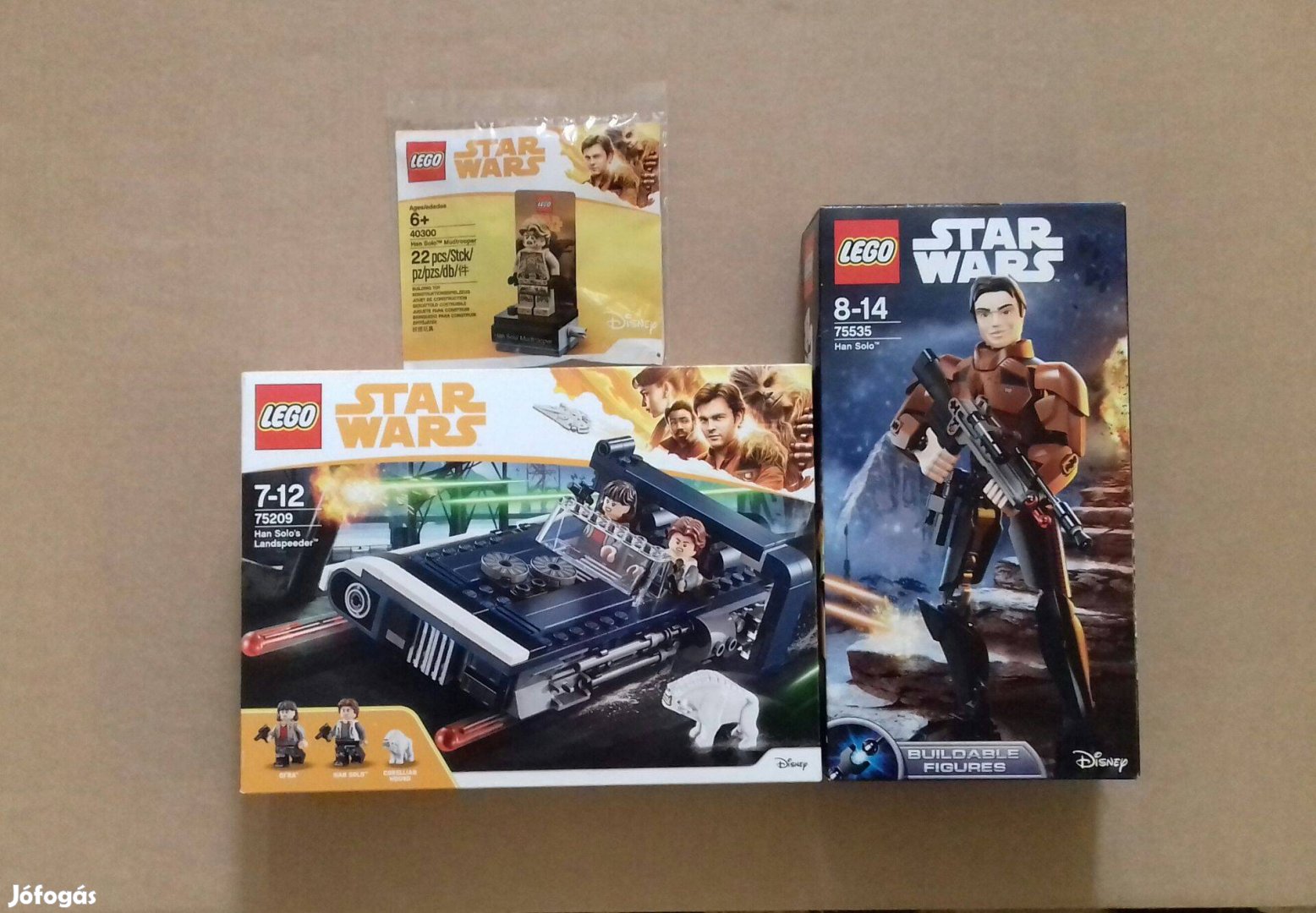 Bontatlan Star Wars LEGO 75209 Sikló 75535 Solo 40300 minifigura Foxár