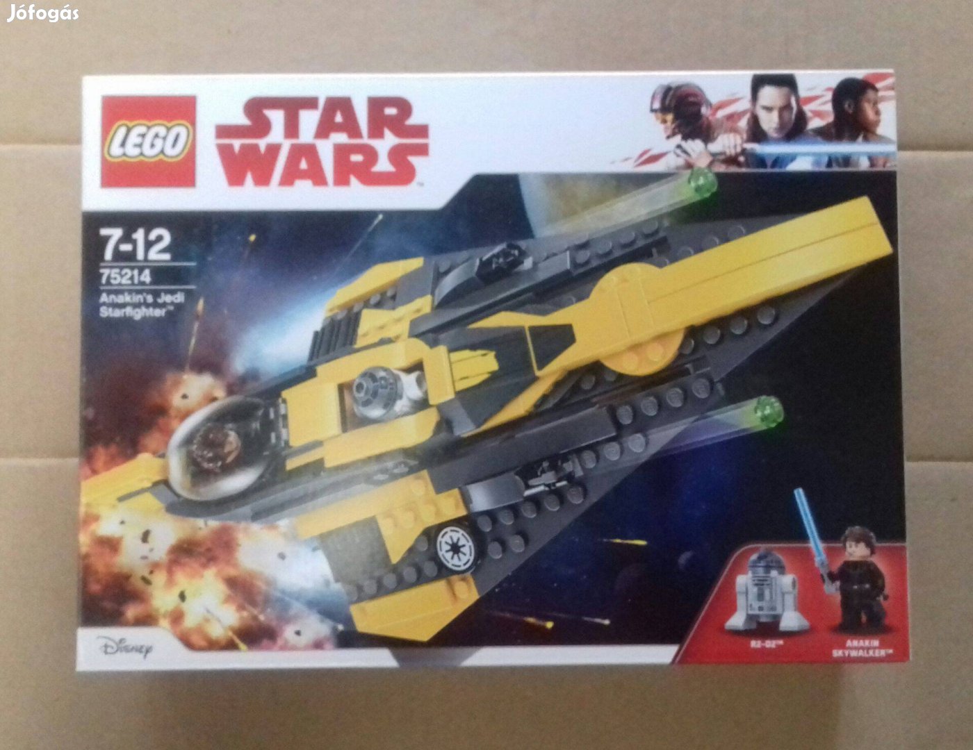 Bontatlan Star Wars LEGO 75214 Anakin csillagvadásza. Utánvét GLS Foxp
