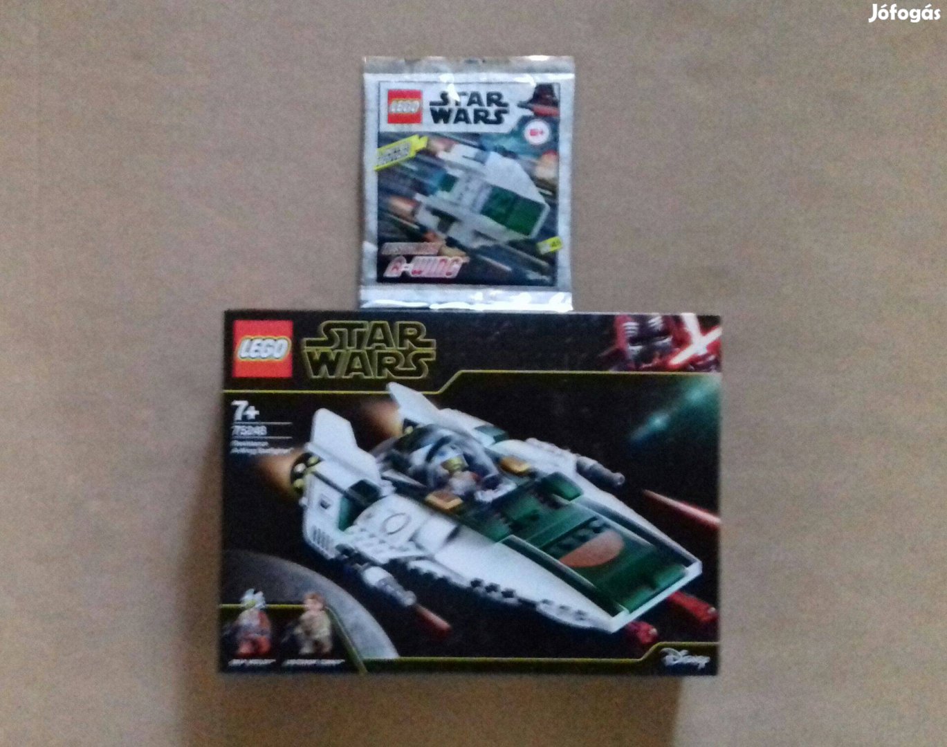 Bontatlan Star Wars LEGO 75248 Ellenállás A-szárnyú + zacskós A-w Foxá