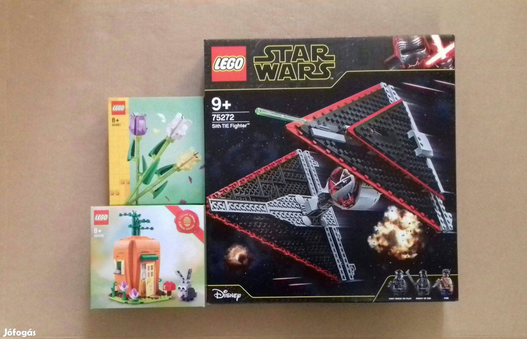 Bontatlan Star Wars LEGO 75272 Sith TIE + 40461 Répaház + 40461 Fox.ár