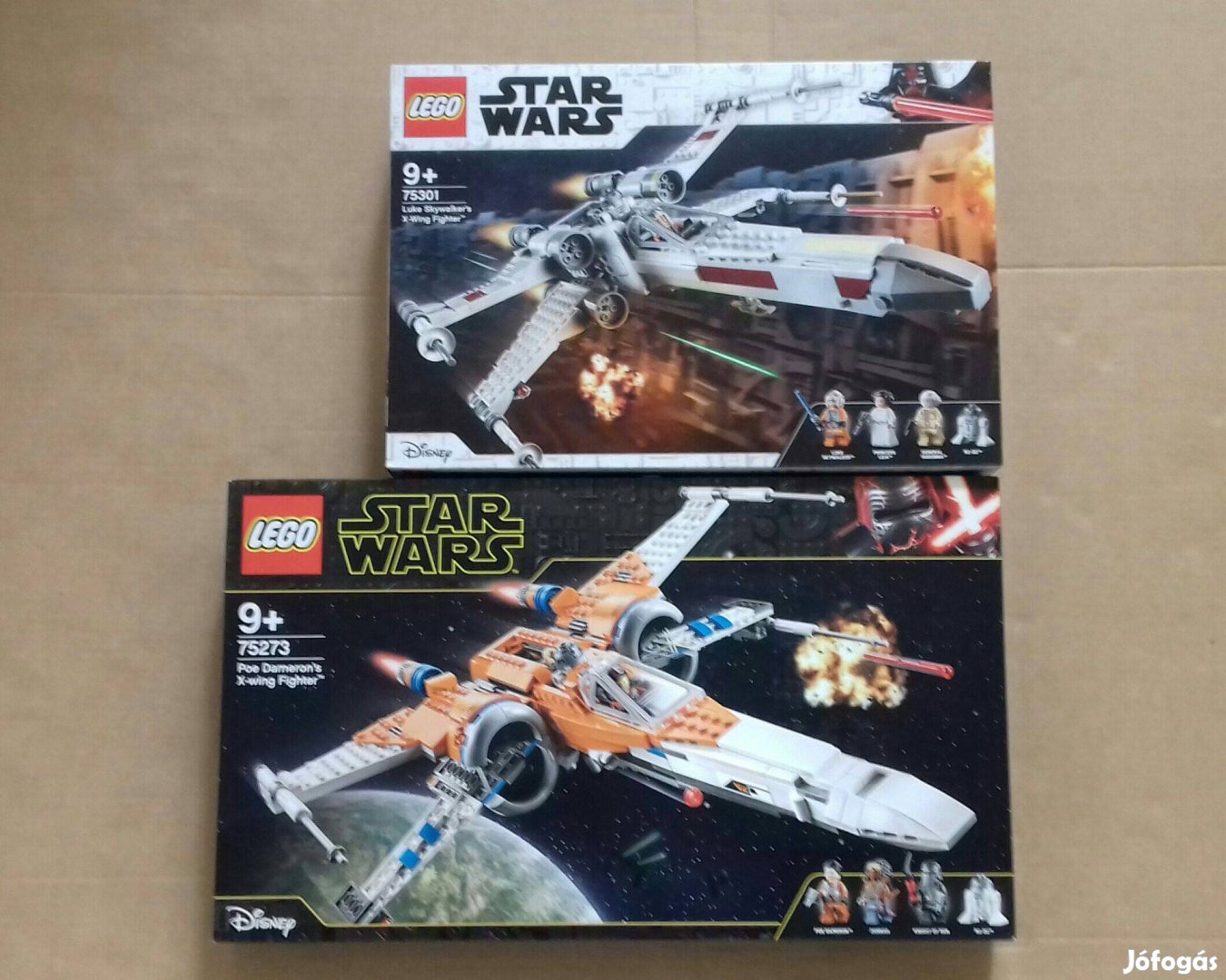 Bontatlan Star Wars LEGO 75273 Poe + 75301 Luke X-szárnyúja utánvét GL