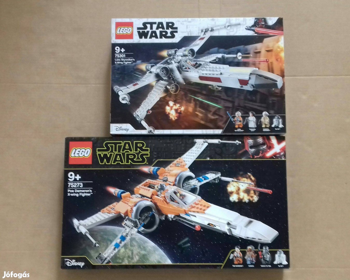 Bontatlan Star Wars LEGO 75273 Poe és 75301 Luke X-szárnyúja Fox.árban
