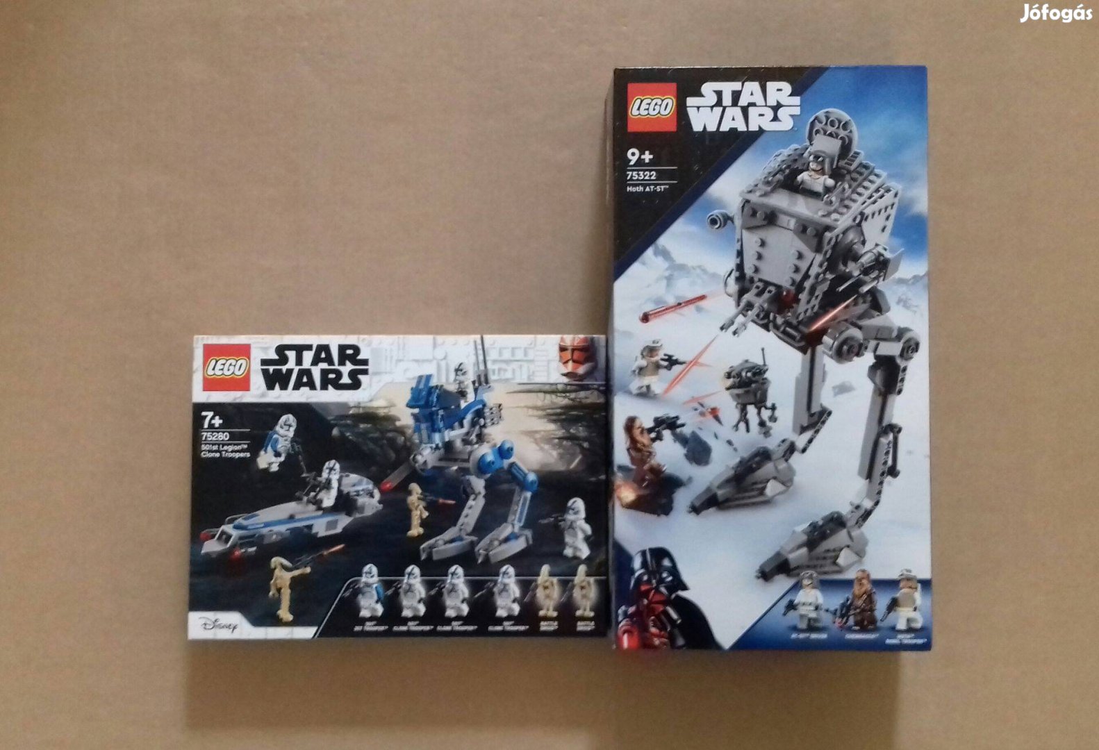 Bontatlan Star Wars LEGO 75280 501. Légiós + 75322 Hoth AT-ST Fox.árba