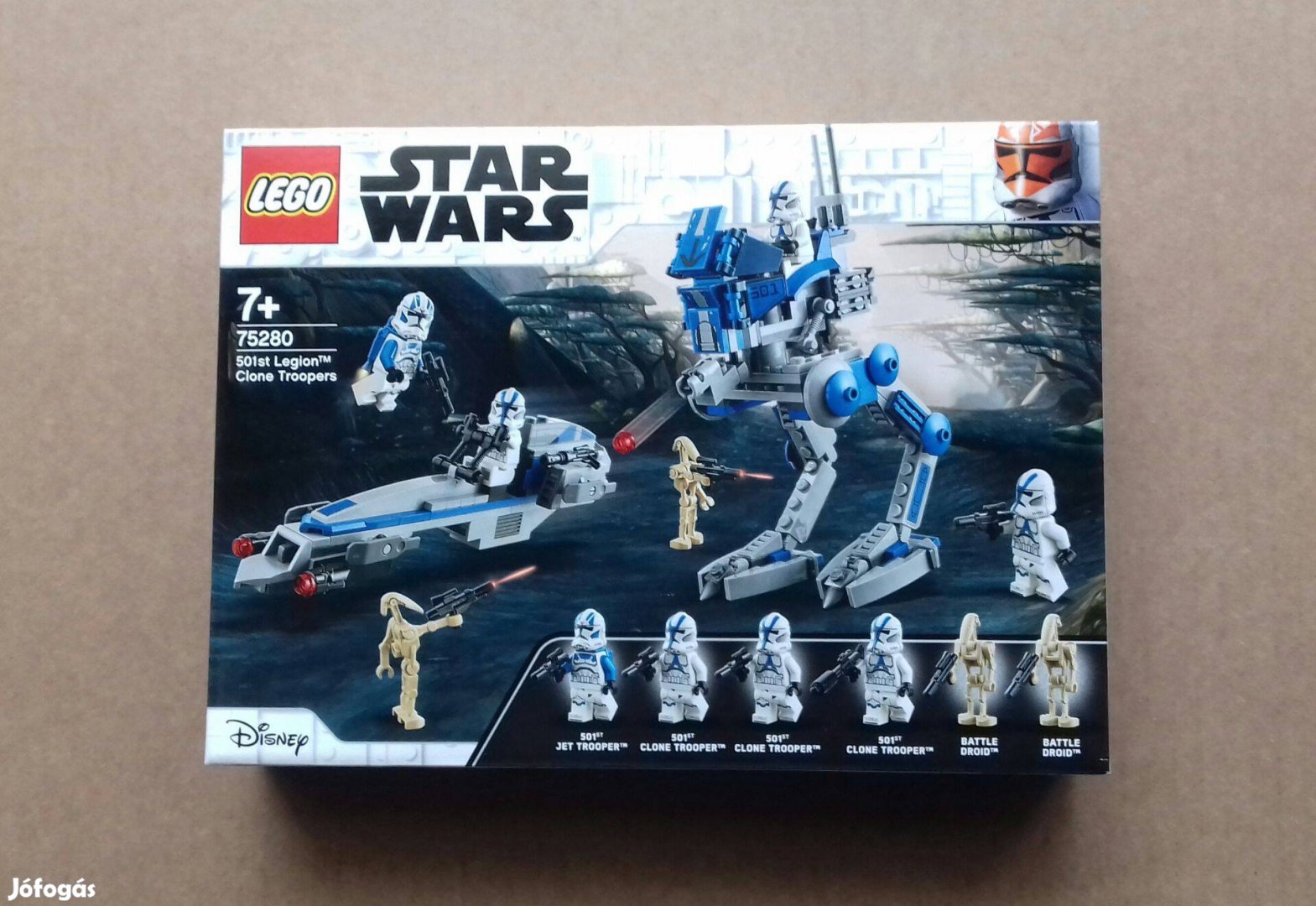 Bontatlan Star Wars LEGO 75280 501. Légiós klónkatonák Utánvét GLS Fox
