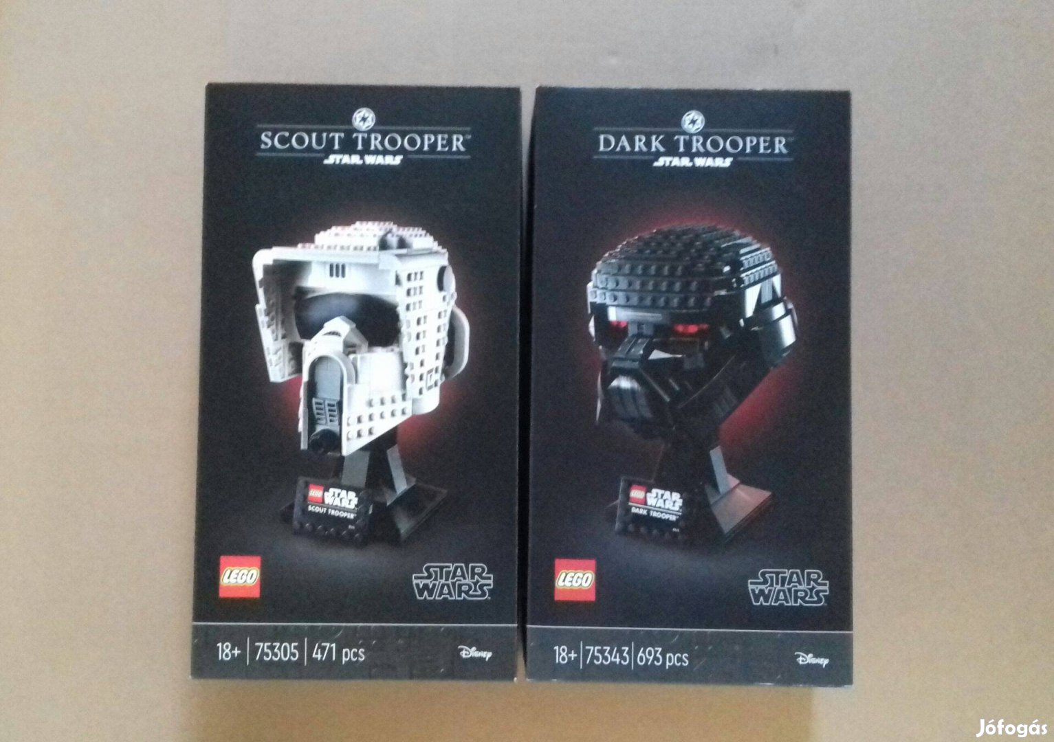 Bontatlan Star Wars LEGO 75305 Scout + 75343 Dark Trooper sisak utánvé