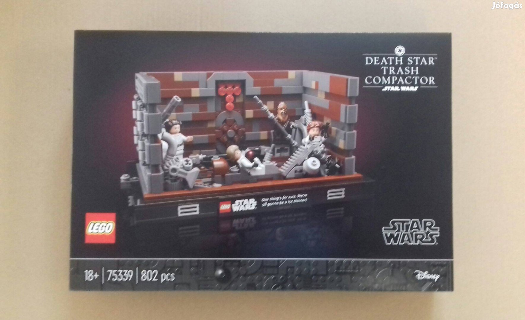 Bontatlan Star Wars LEGO 75339 Death Star Trash Compactor Diorama Foxá