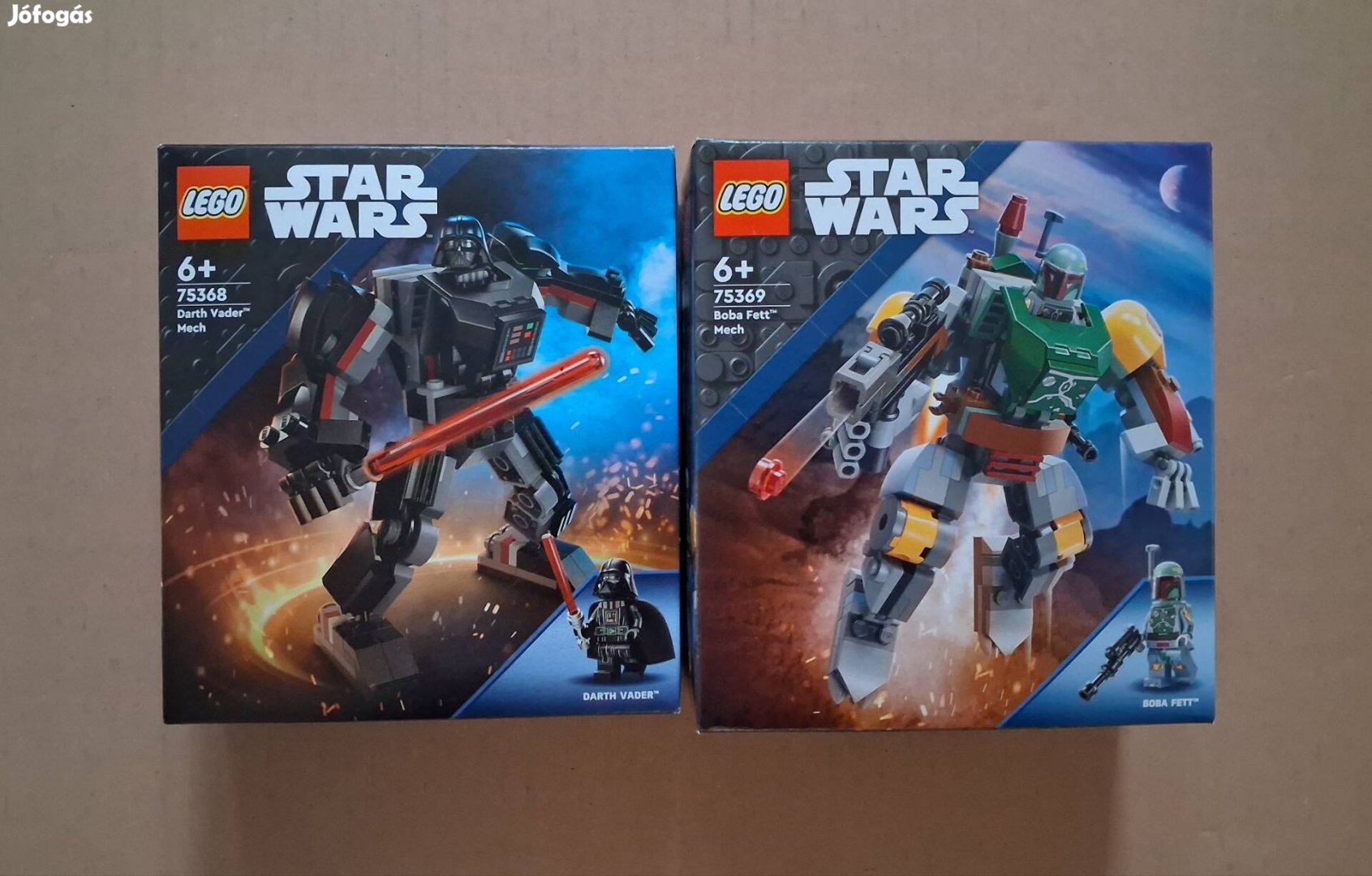 Bontatlan Star Wars LEGO 75368 Vader 75369 Boba utánvét