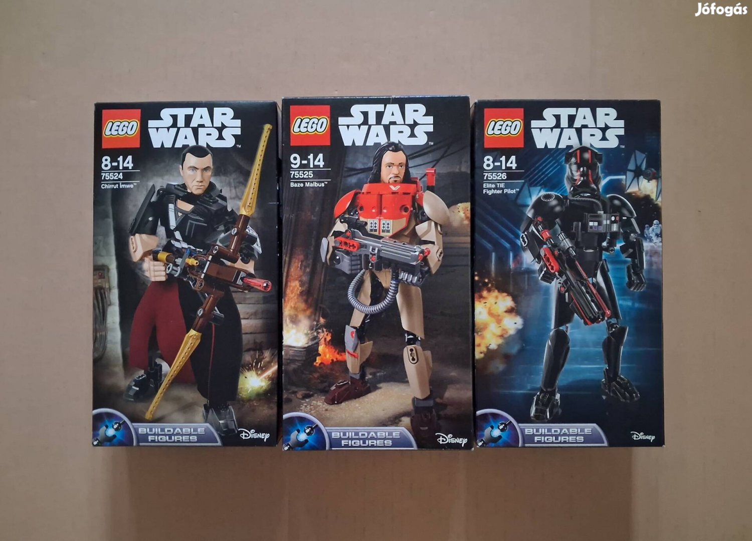 Bontatlan Star Wars LEGO 75524 75525 75526 építhető figura