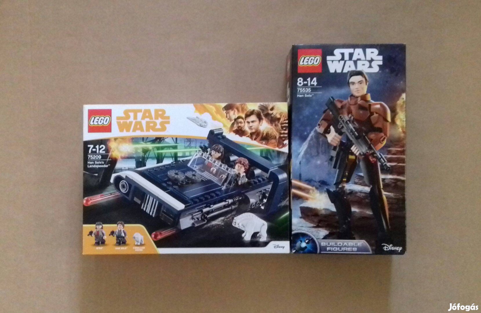 Bontatlan Star Wars LEGO 75535 Han Solo + 75209 Solo terepsiklója Foxá