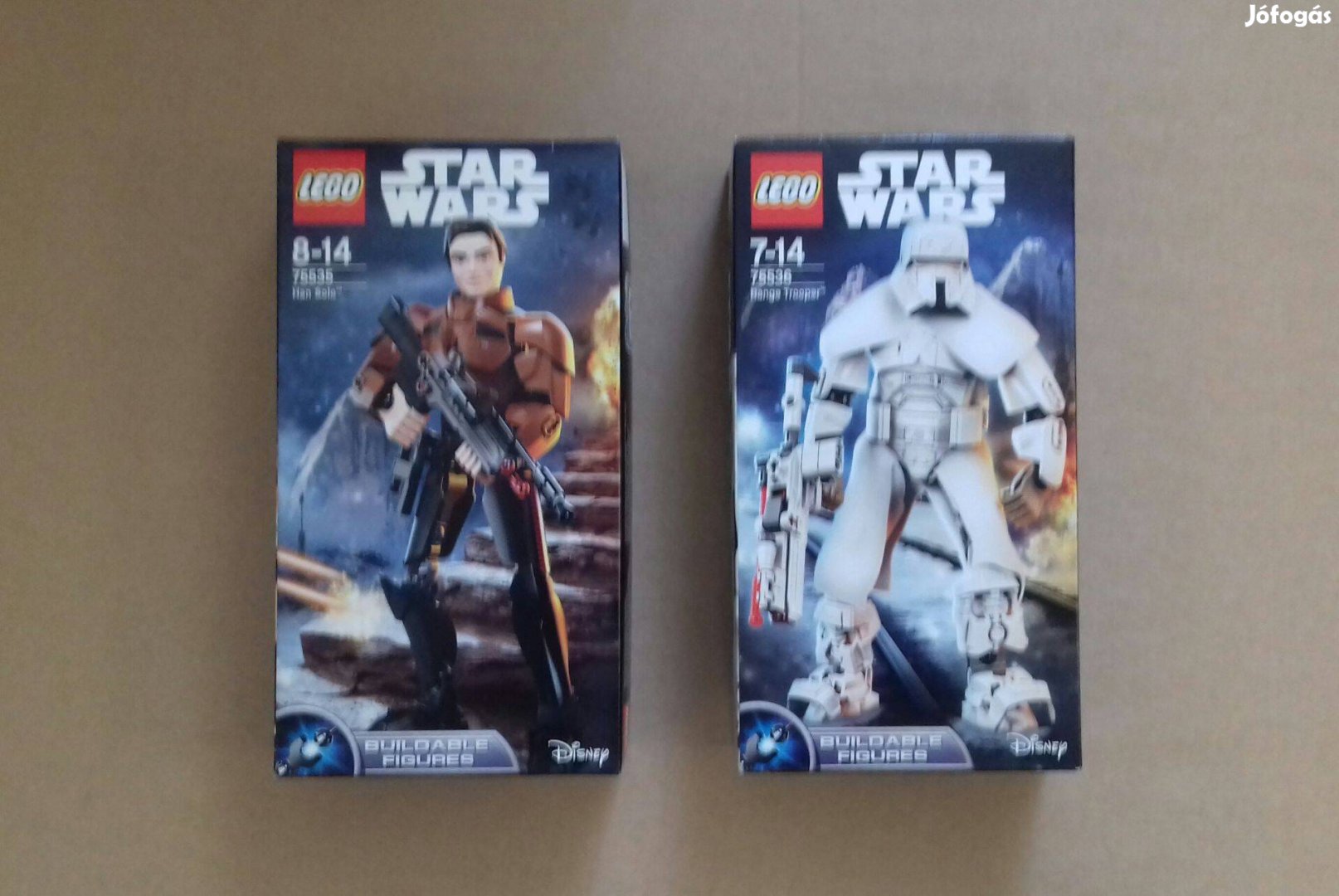 Bontatlan Star Wars LEGO 75535 Han Solo + 75536 Range Trooper Fox.árba